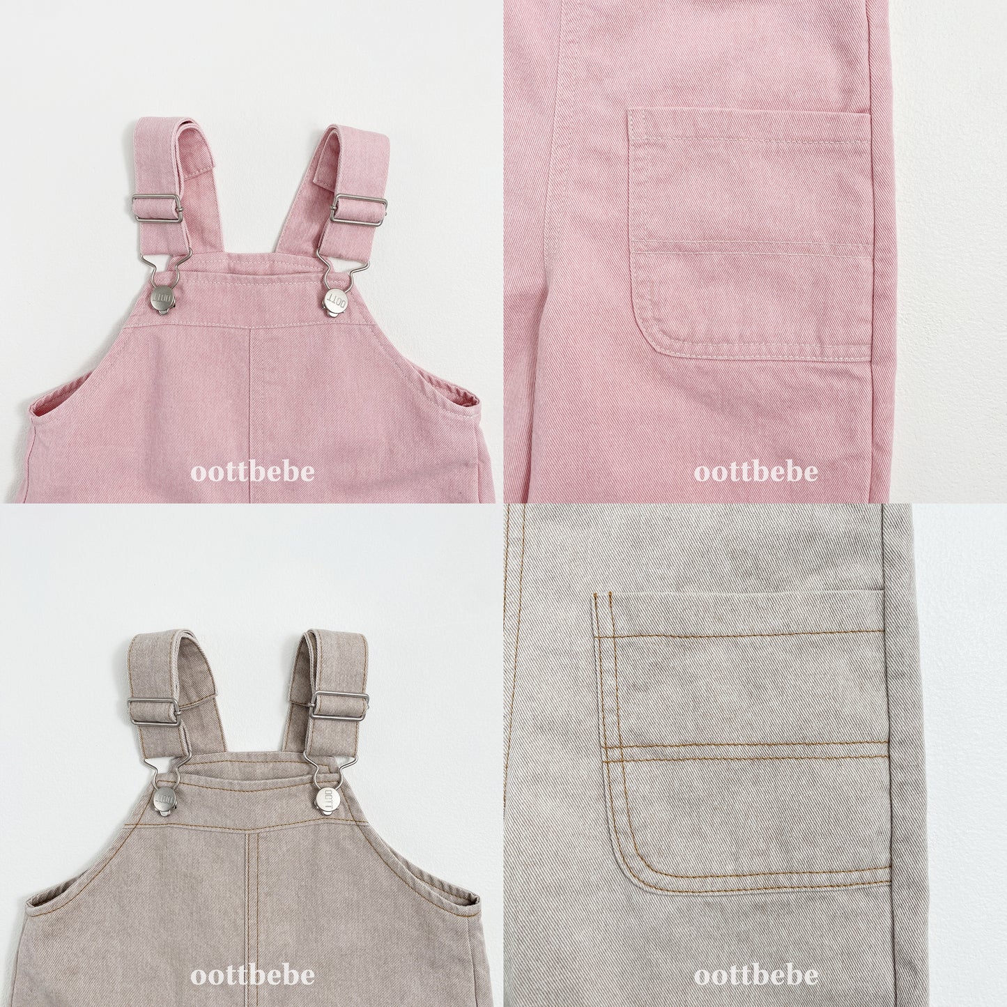 Grain Washed Overalls