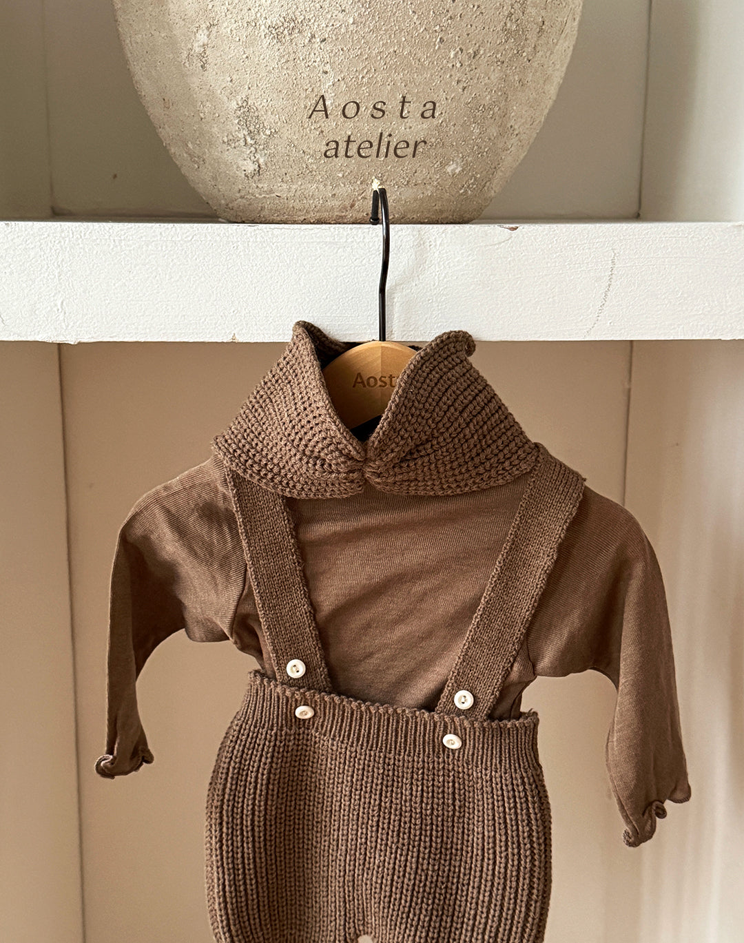 Knit overalls