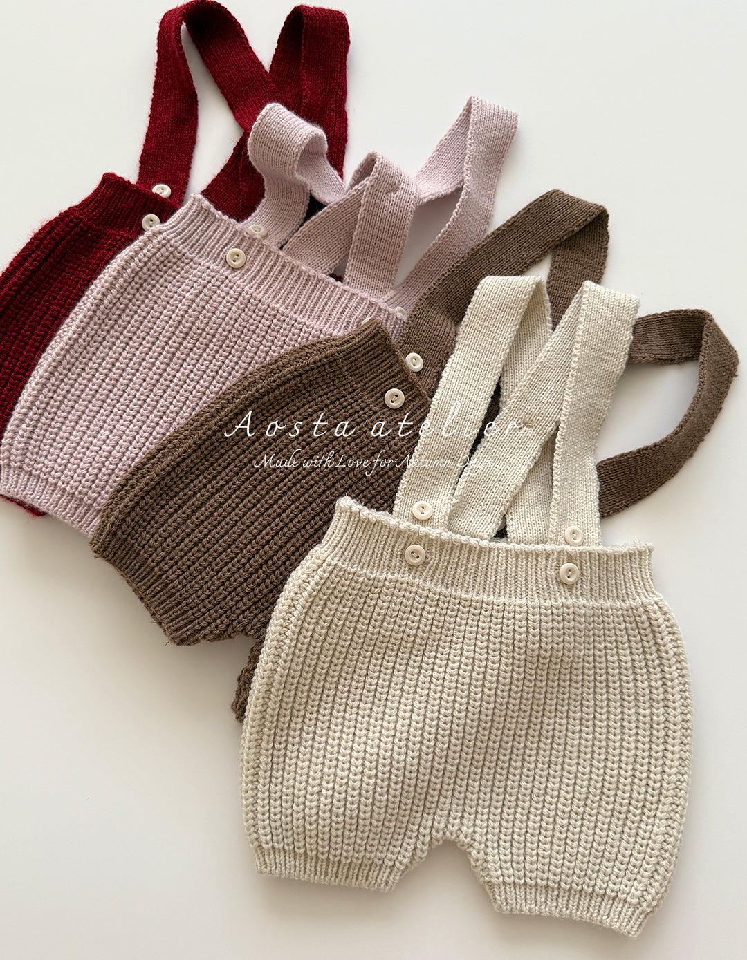 Knit overalls