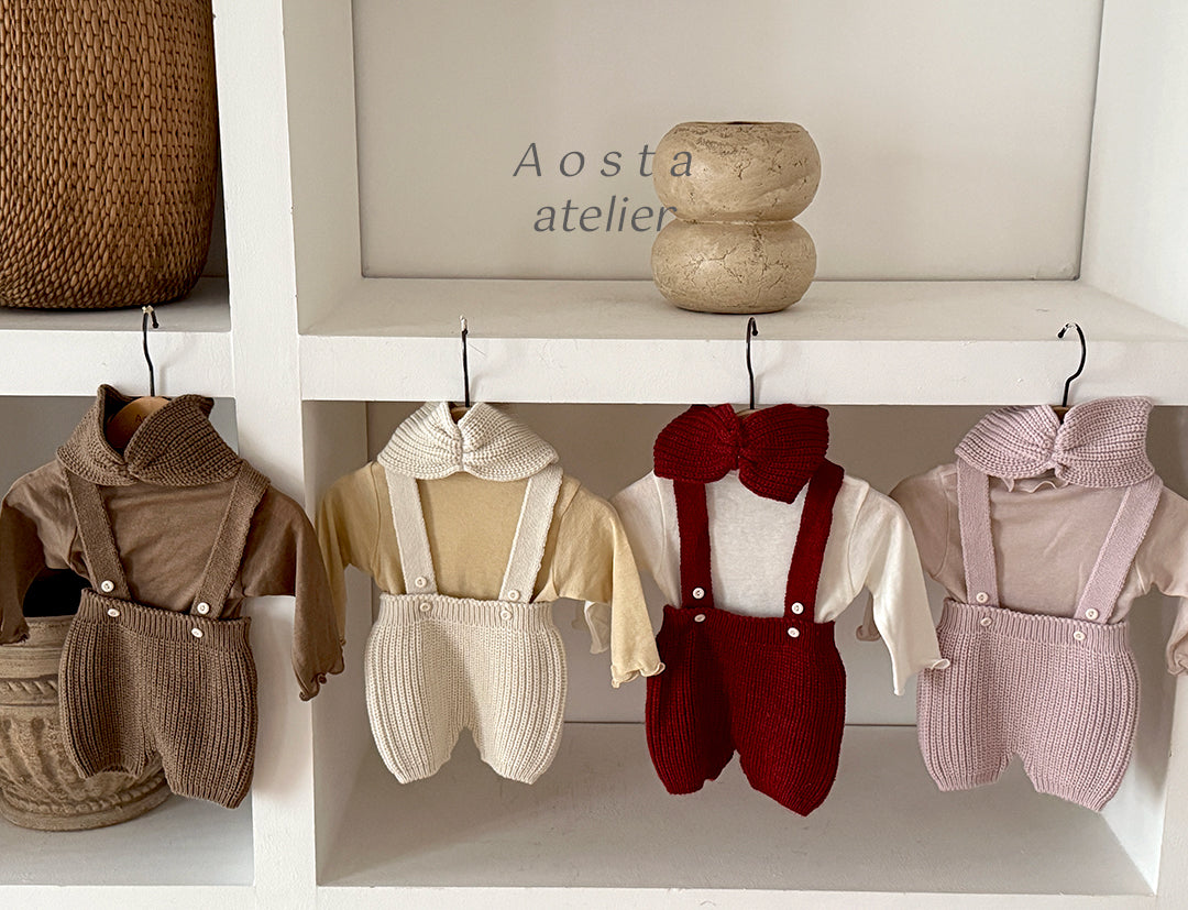 Knit overalls