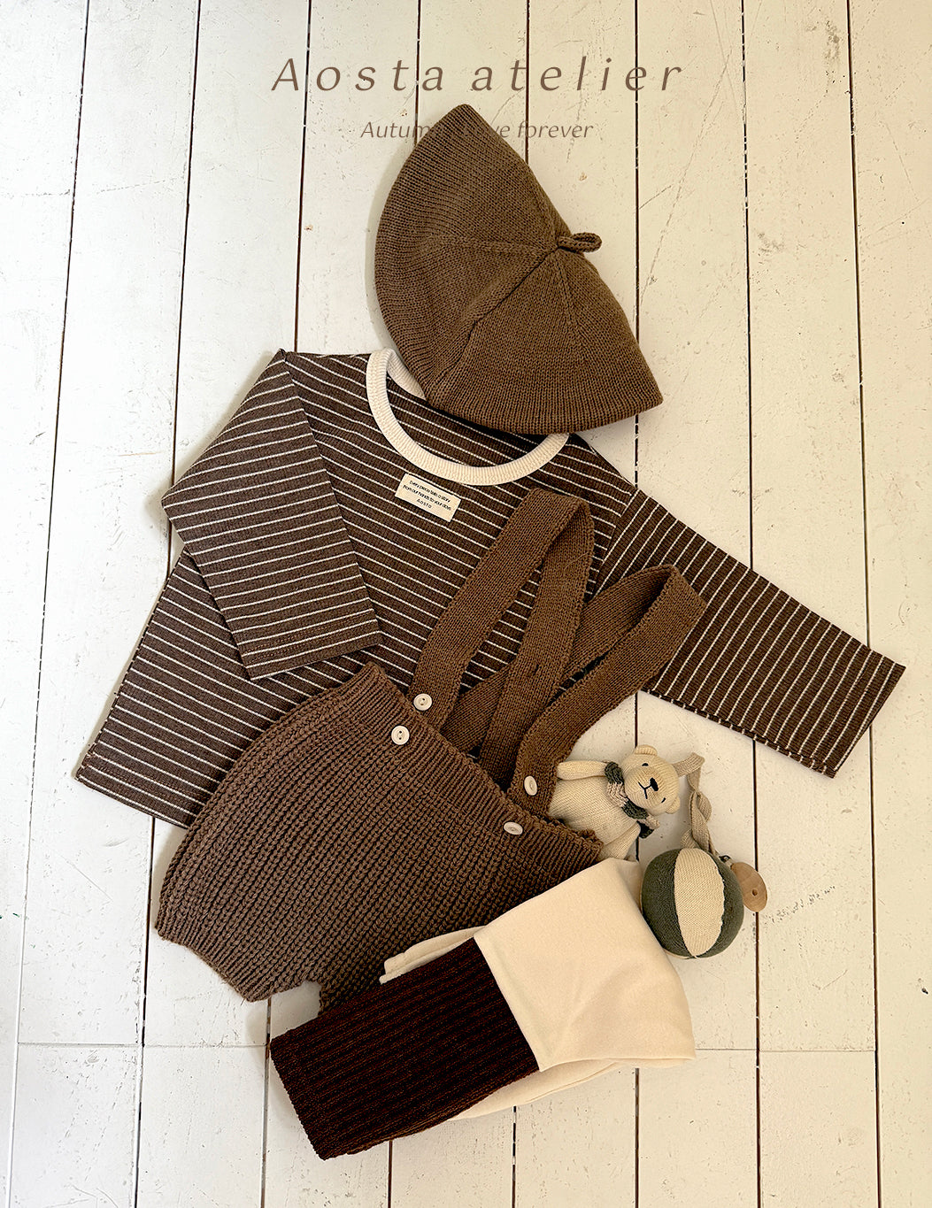 Knit overalls
