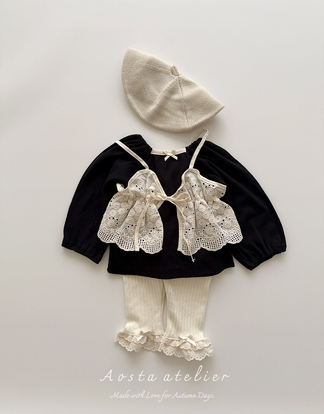 Lace Ribbon Vest