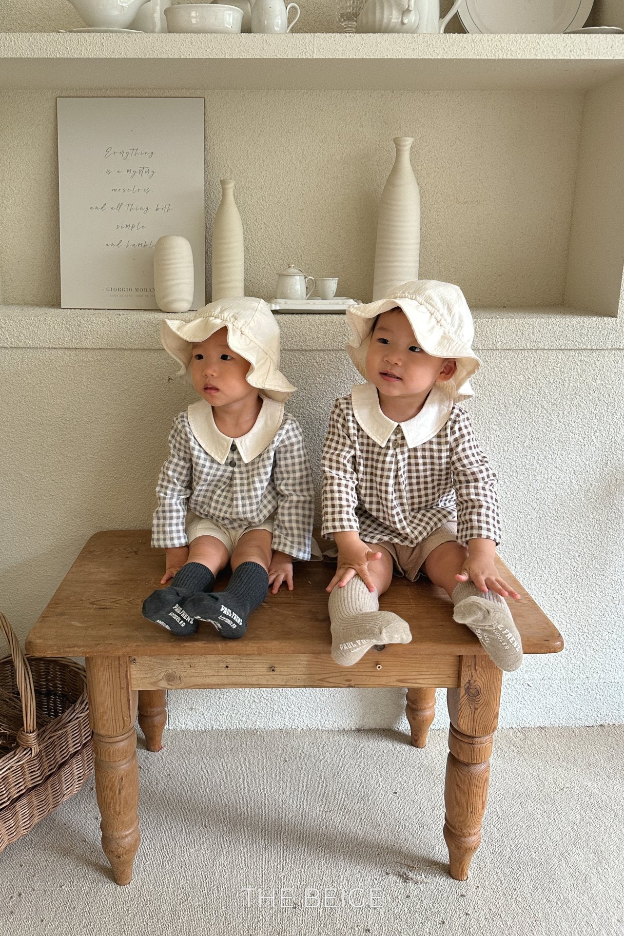 Petit Collar Gingham Shirt