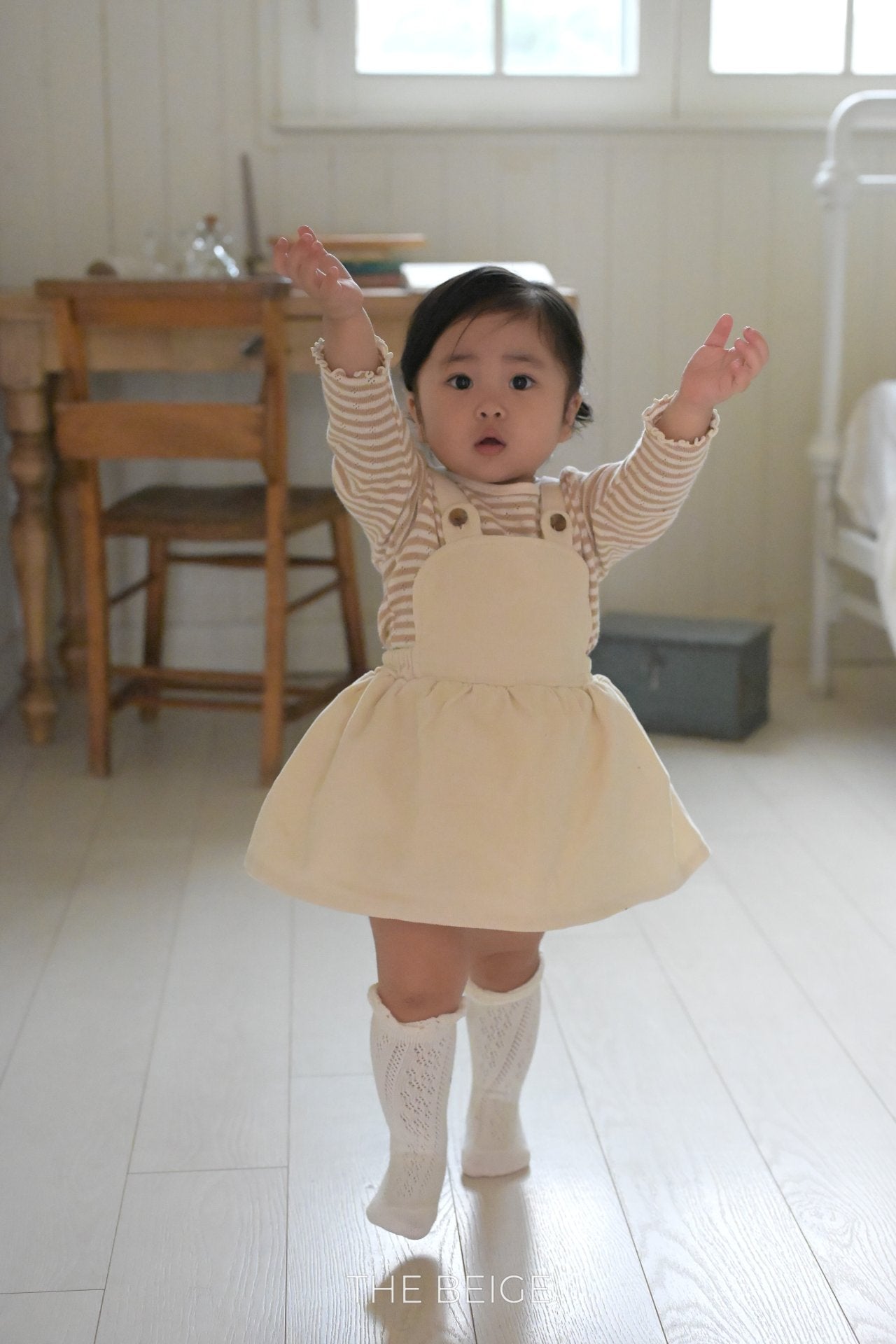 Baby Suspender Skirt Romper