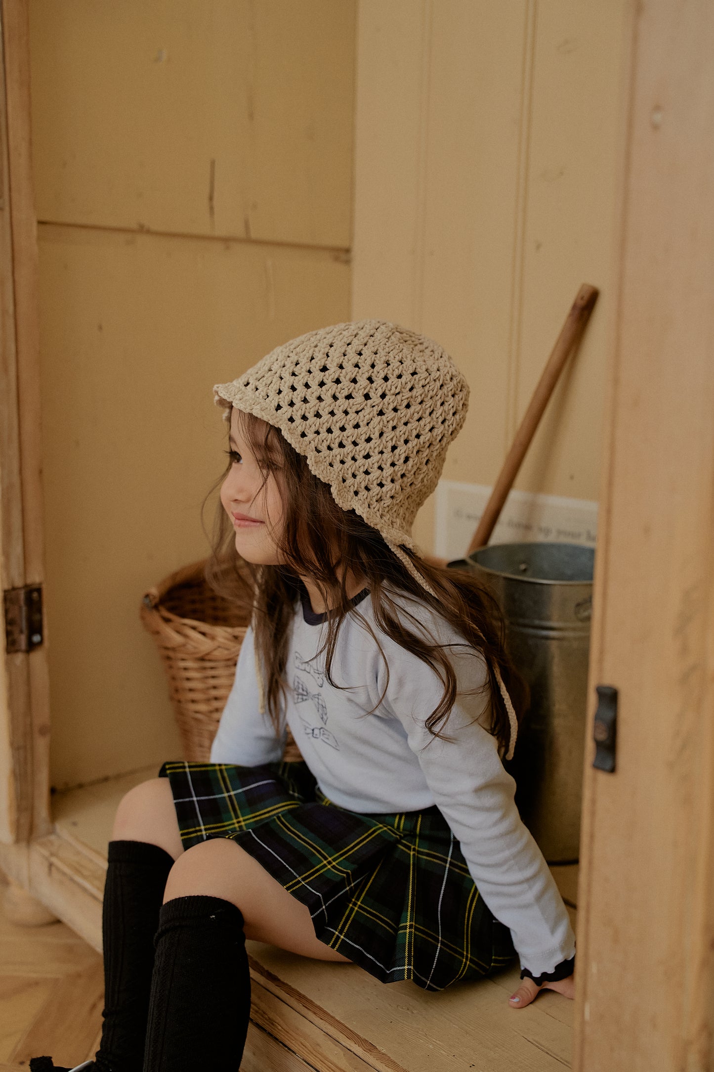 Plaid Pleated Skirt