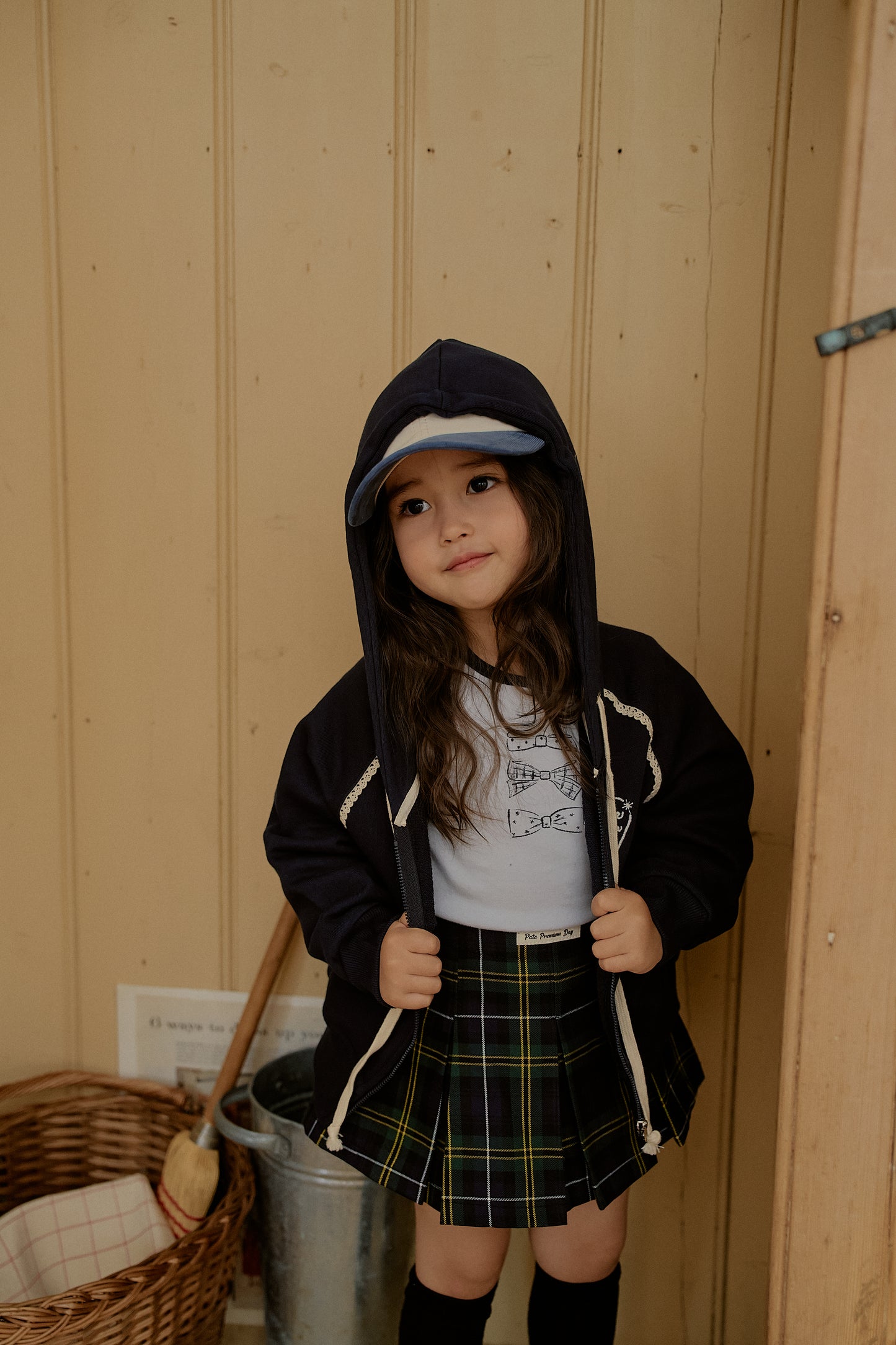 Plaid Pleated Skirt