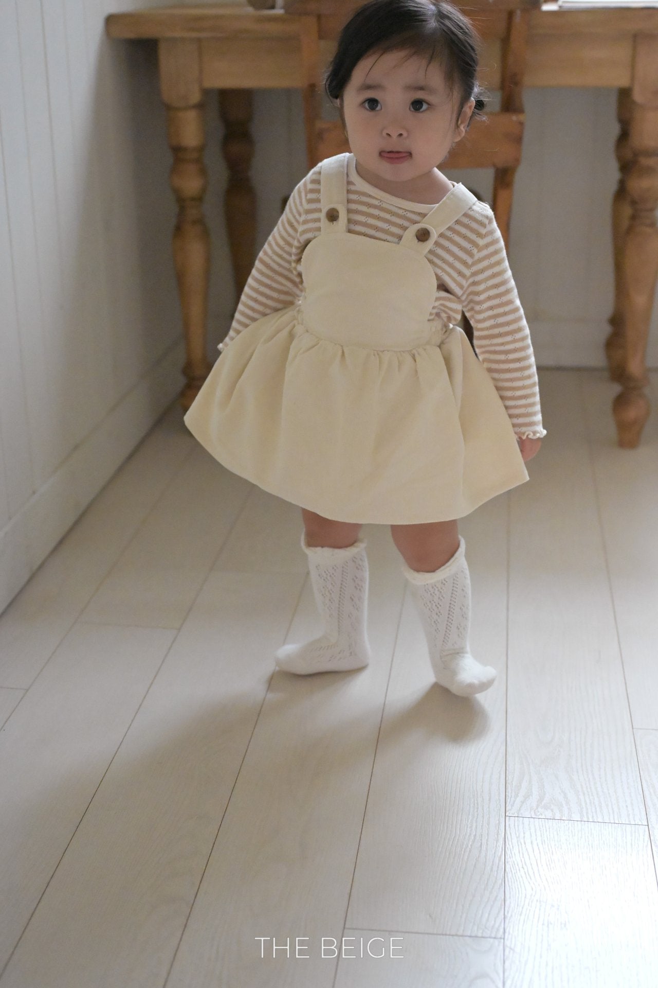 Baby Suspender Skirt Romper