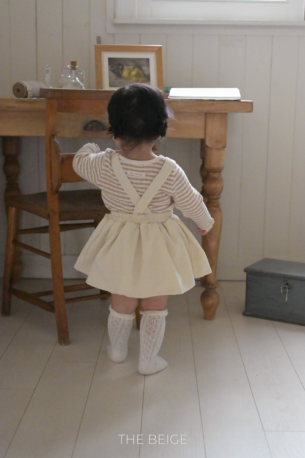 Baby Suspender Skirt Romper