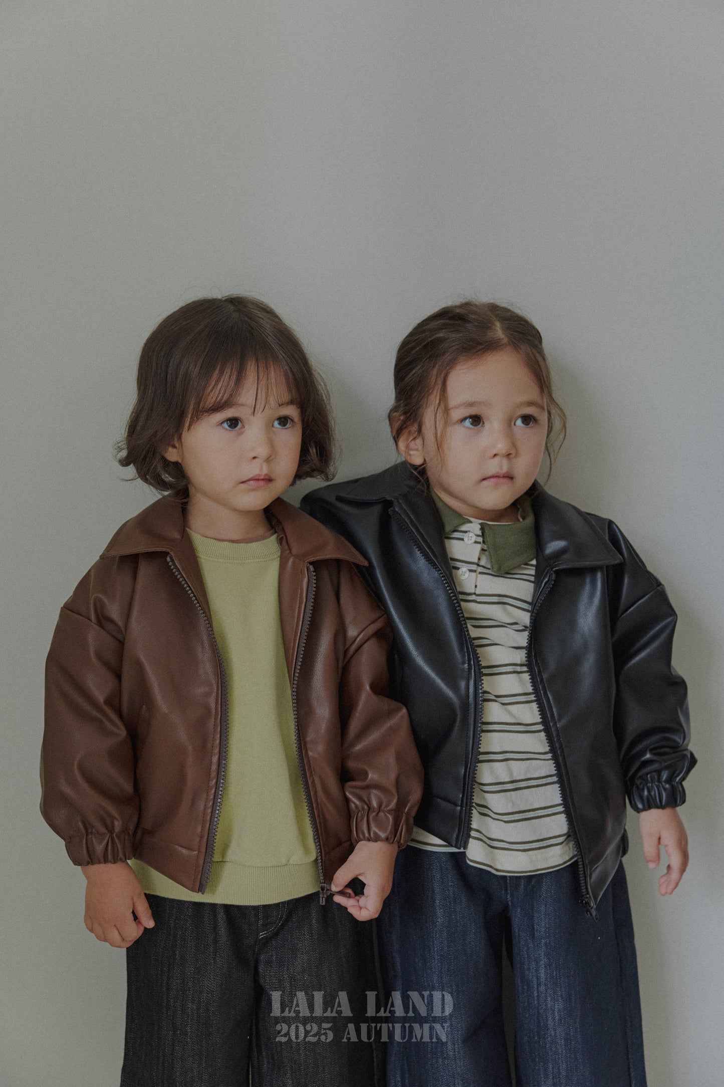 Kids Faux Leather Jacket