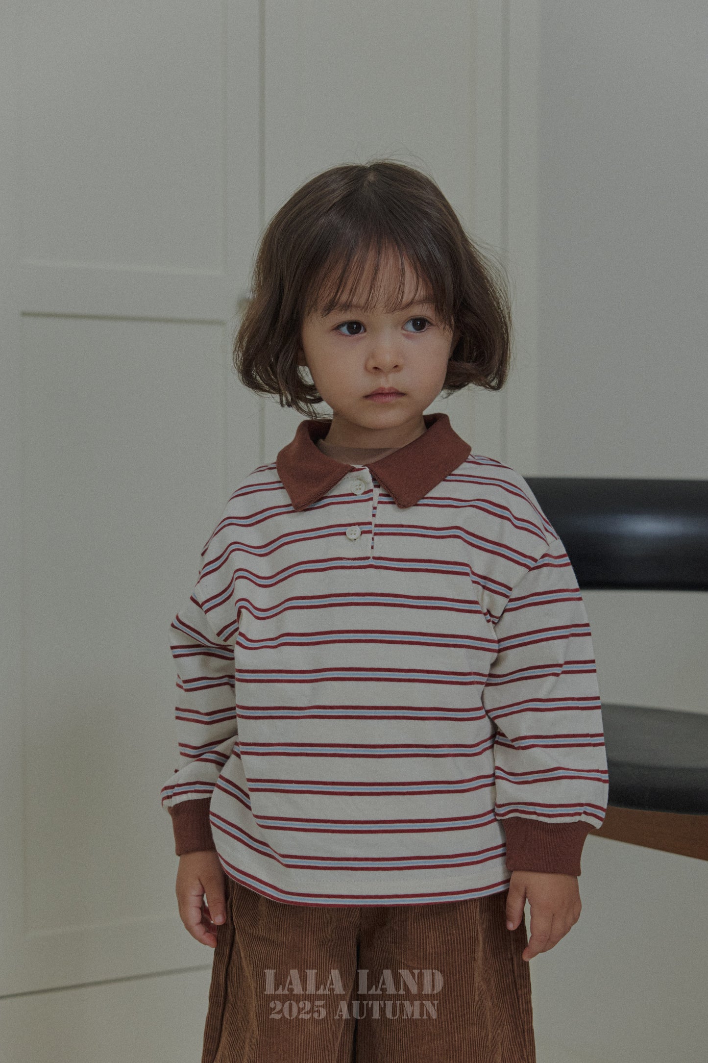 Striped Collar Tee