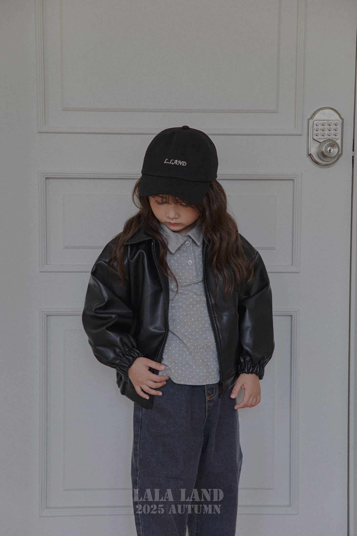 Kids Faux Leather Jacket