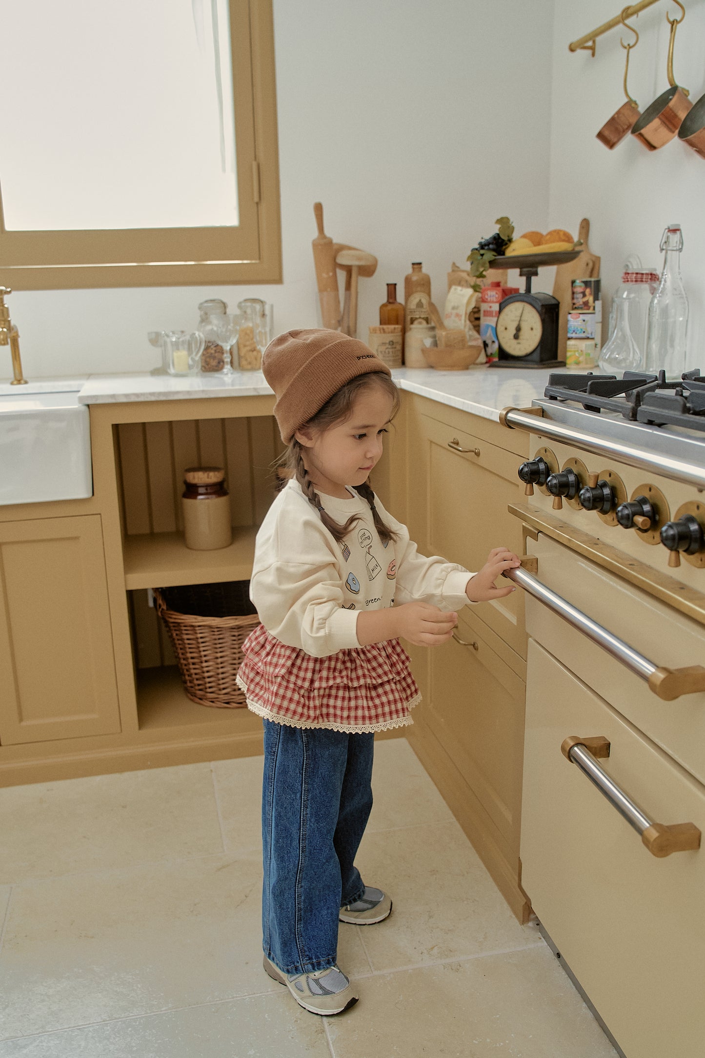 Vintage Plaid Apron