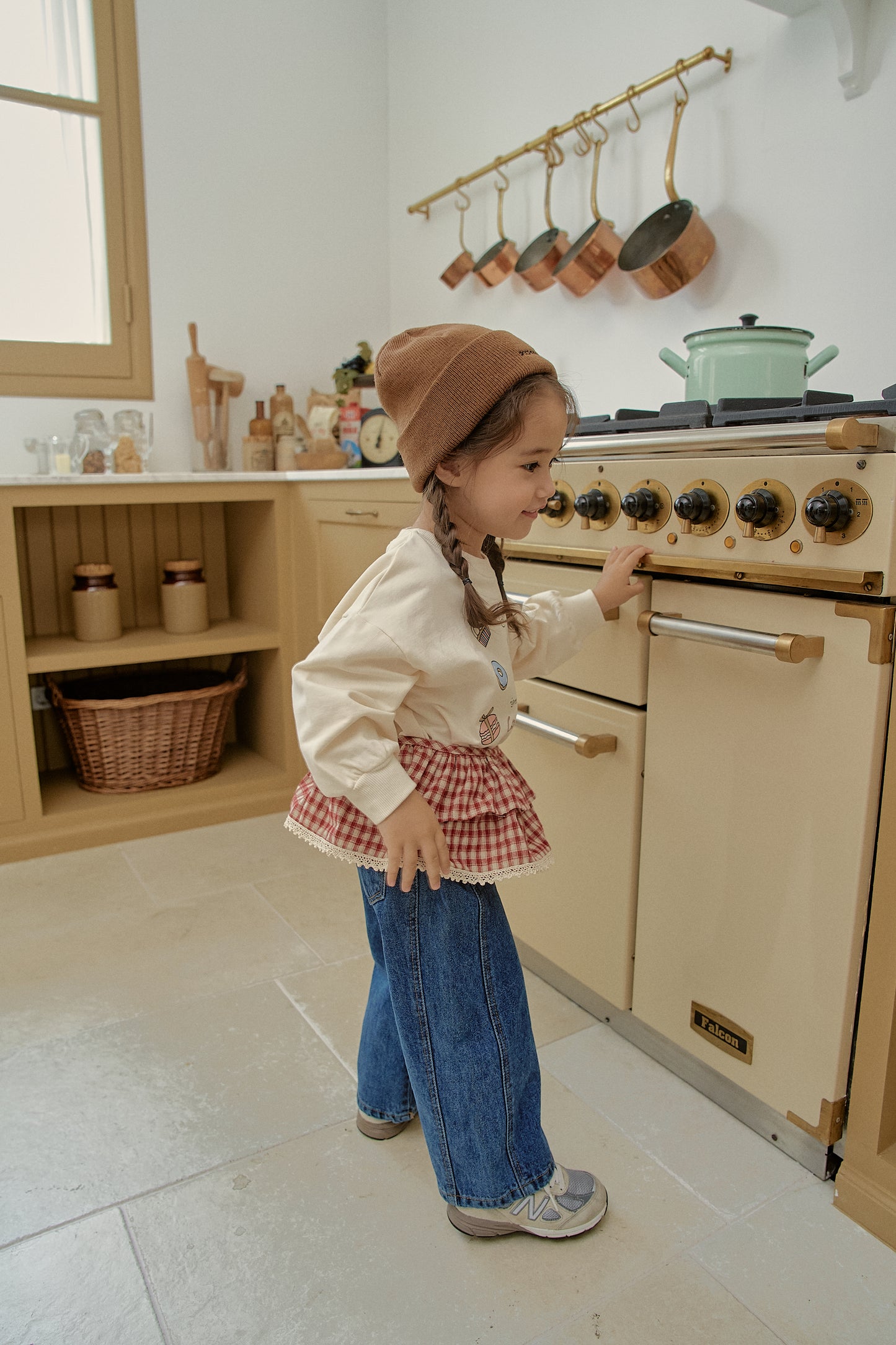 Vintage Plaid Apron