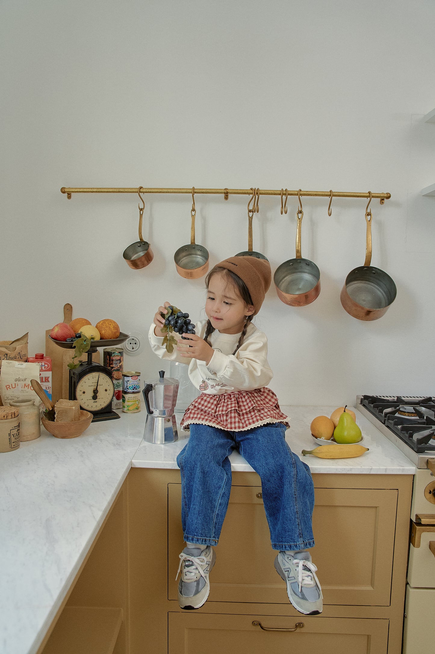 Vintage Plaid Apron