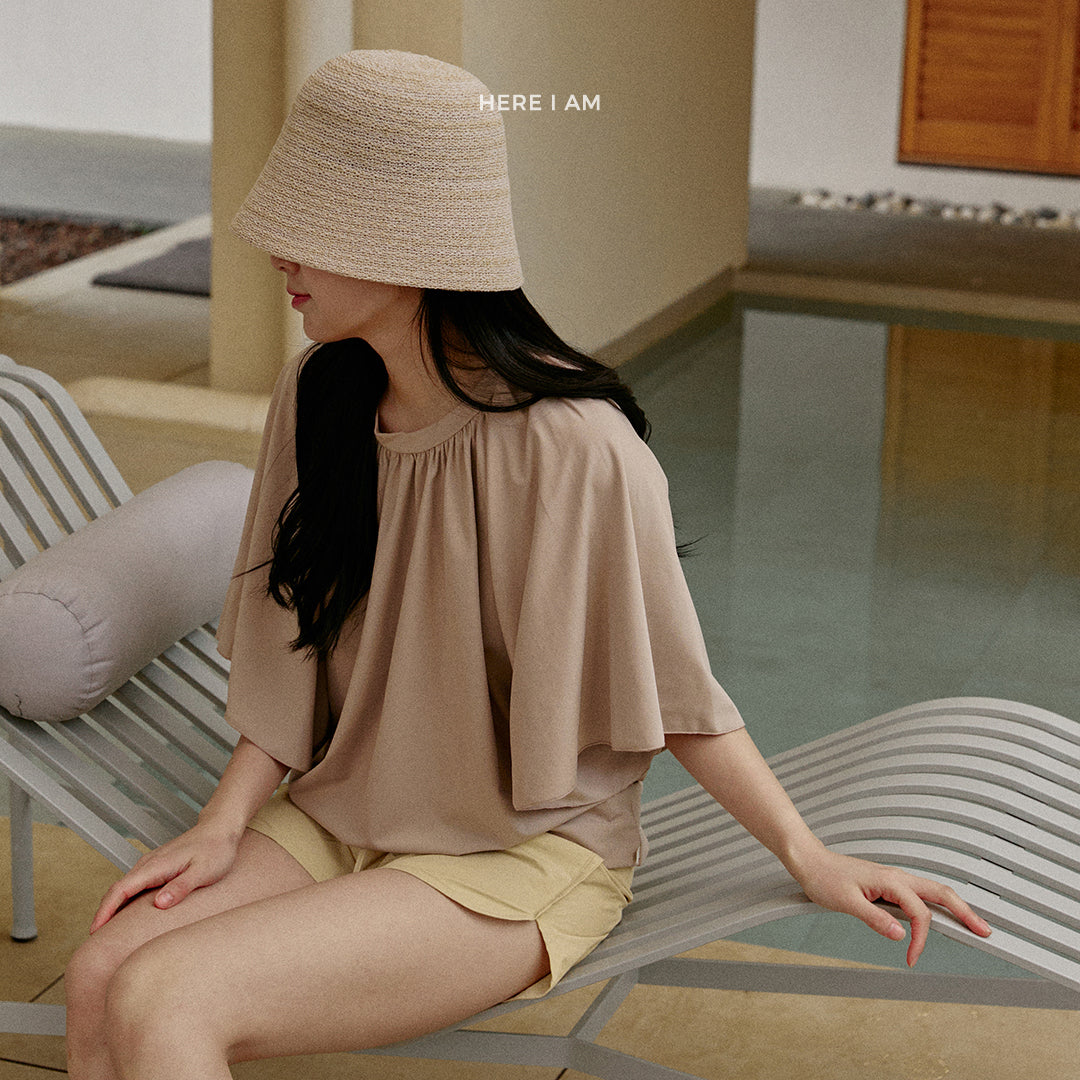 Frill Swim Top
