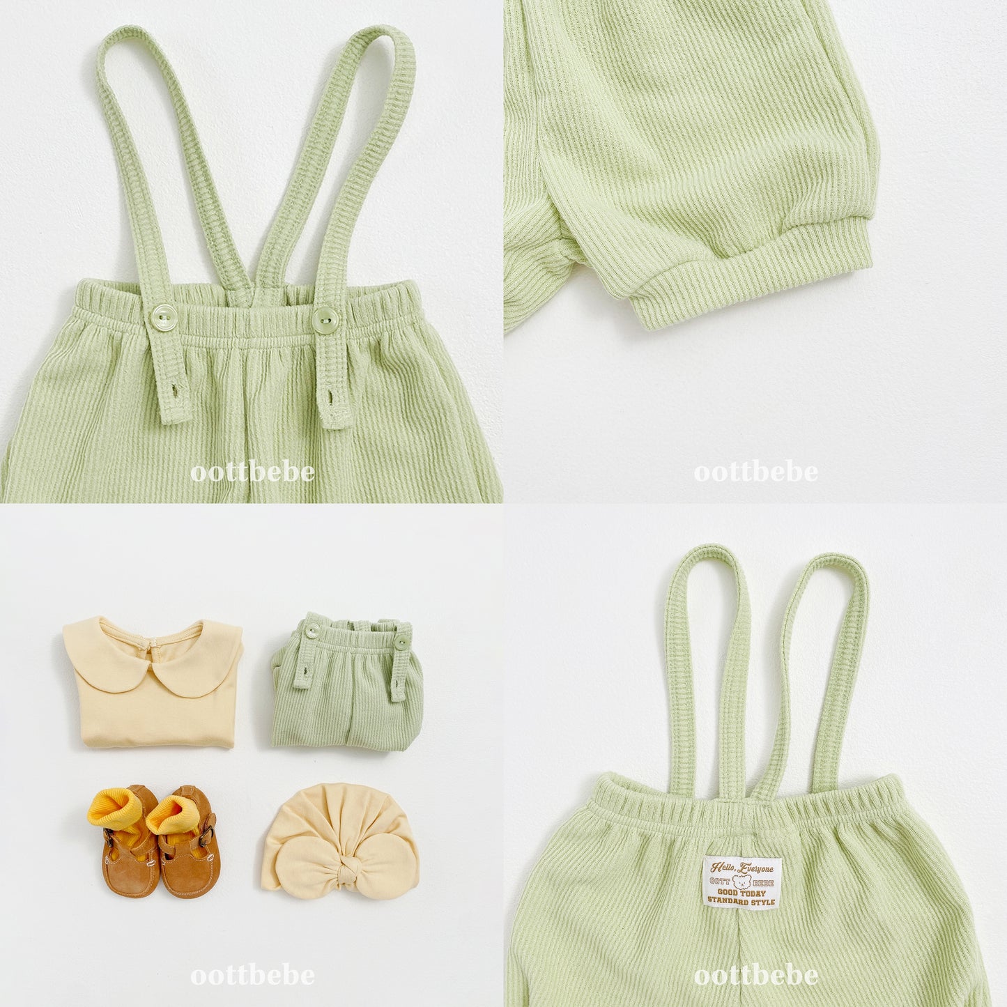 Baby Pumpkin Suspender Bloomers