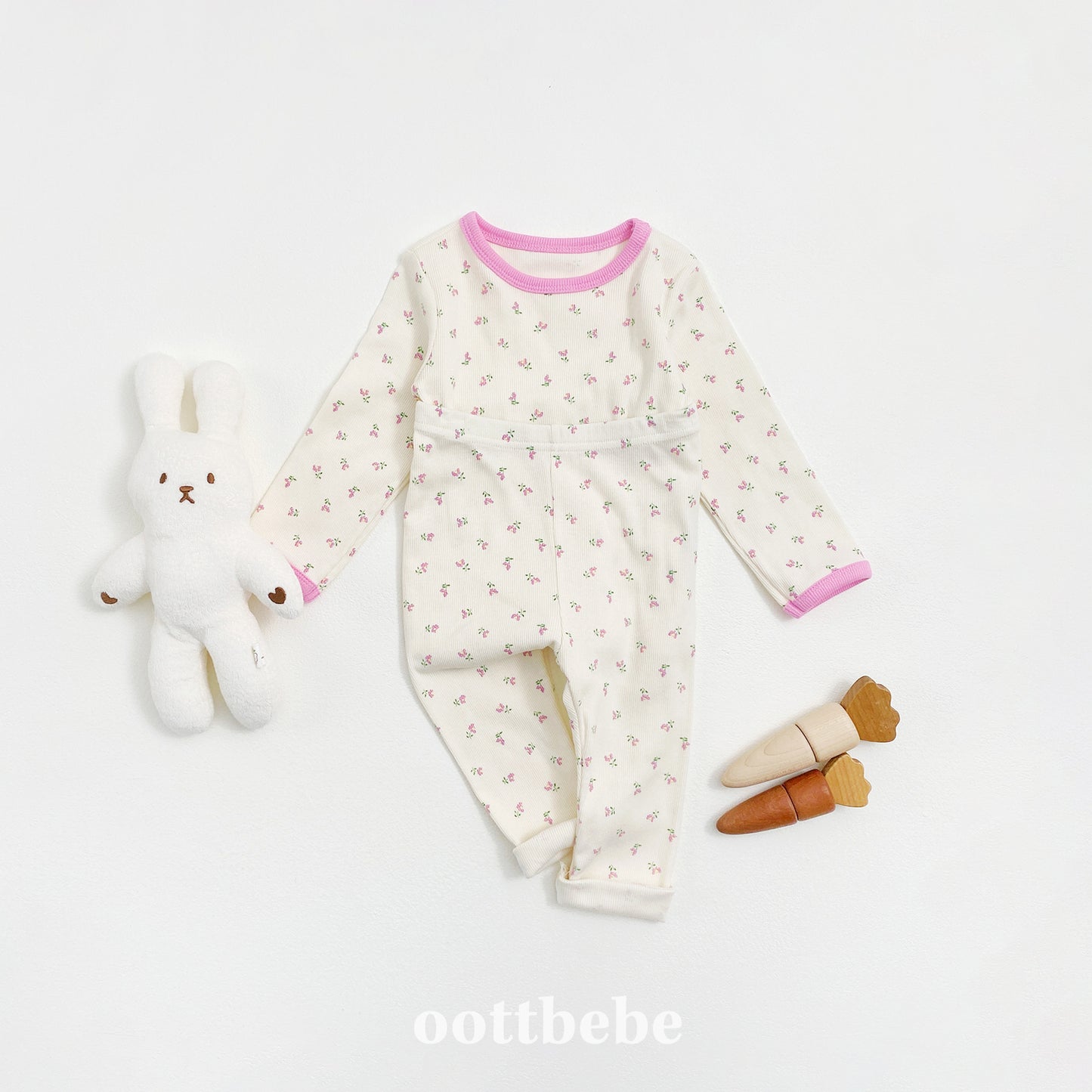 Flowerberry Ribbed Loungewear