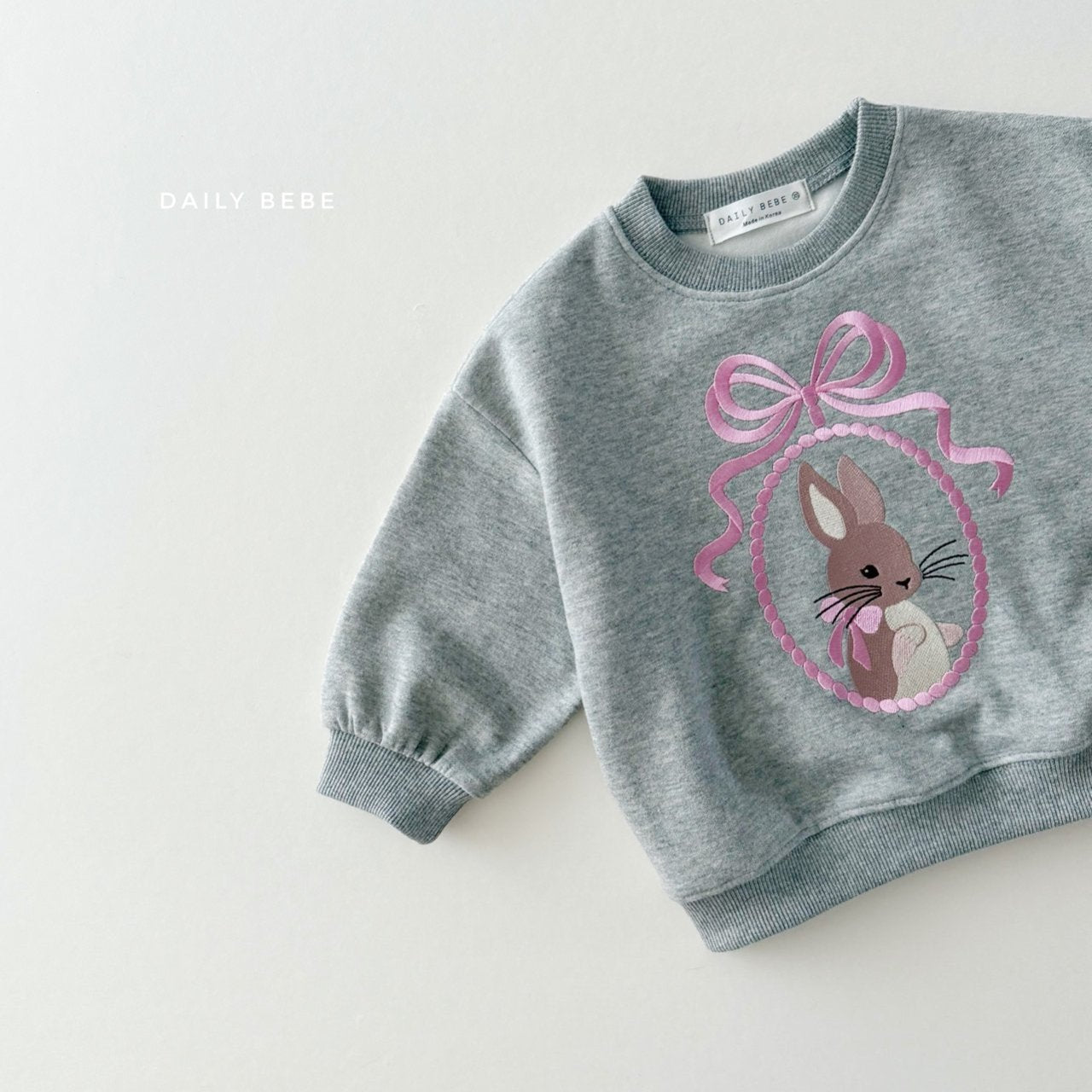 Bunny Embroidered Sweatshirt