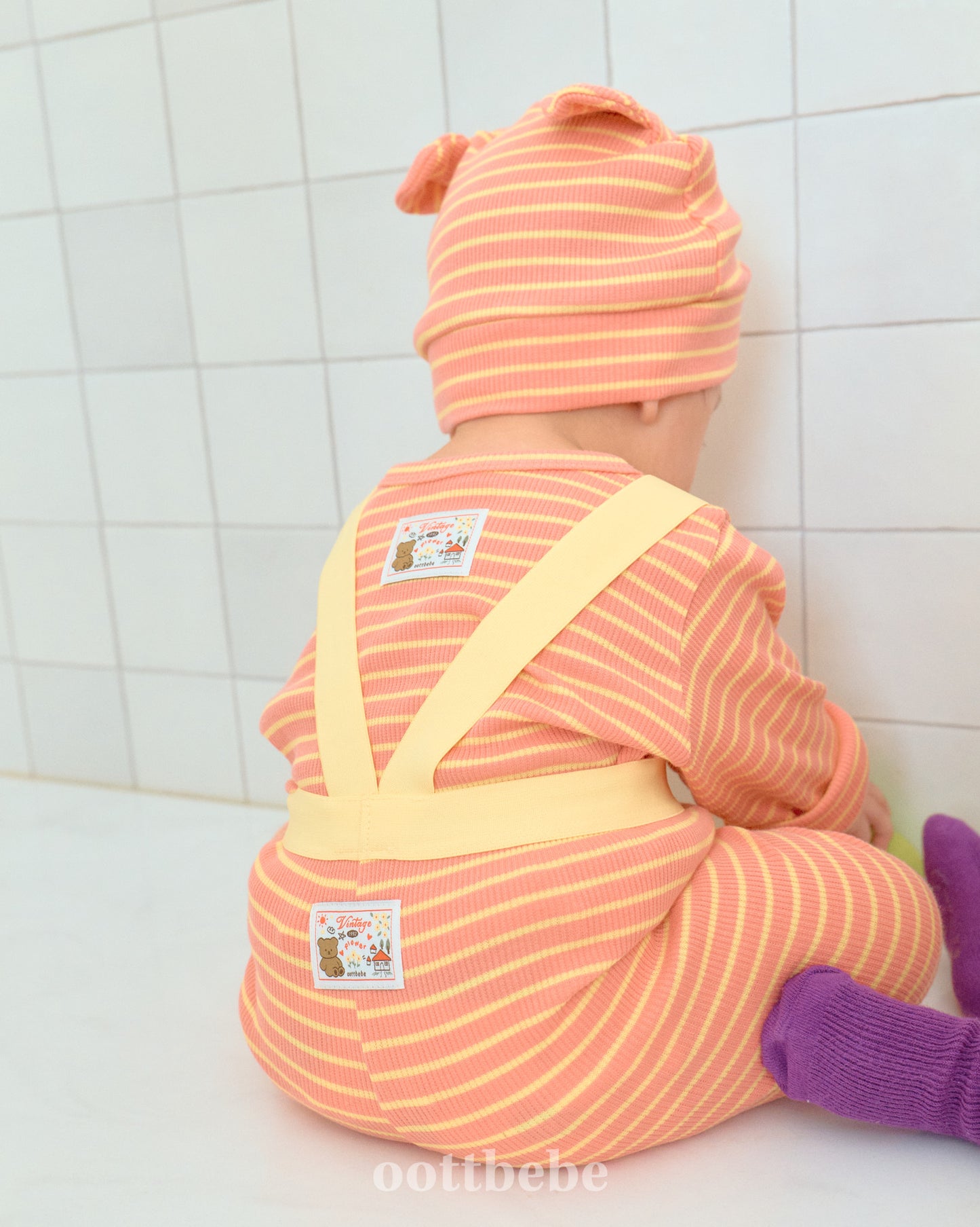 Baby Macaron Bear Beanie
