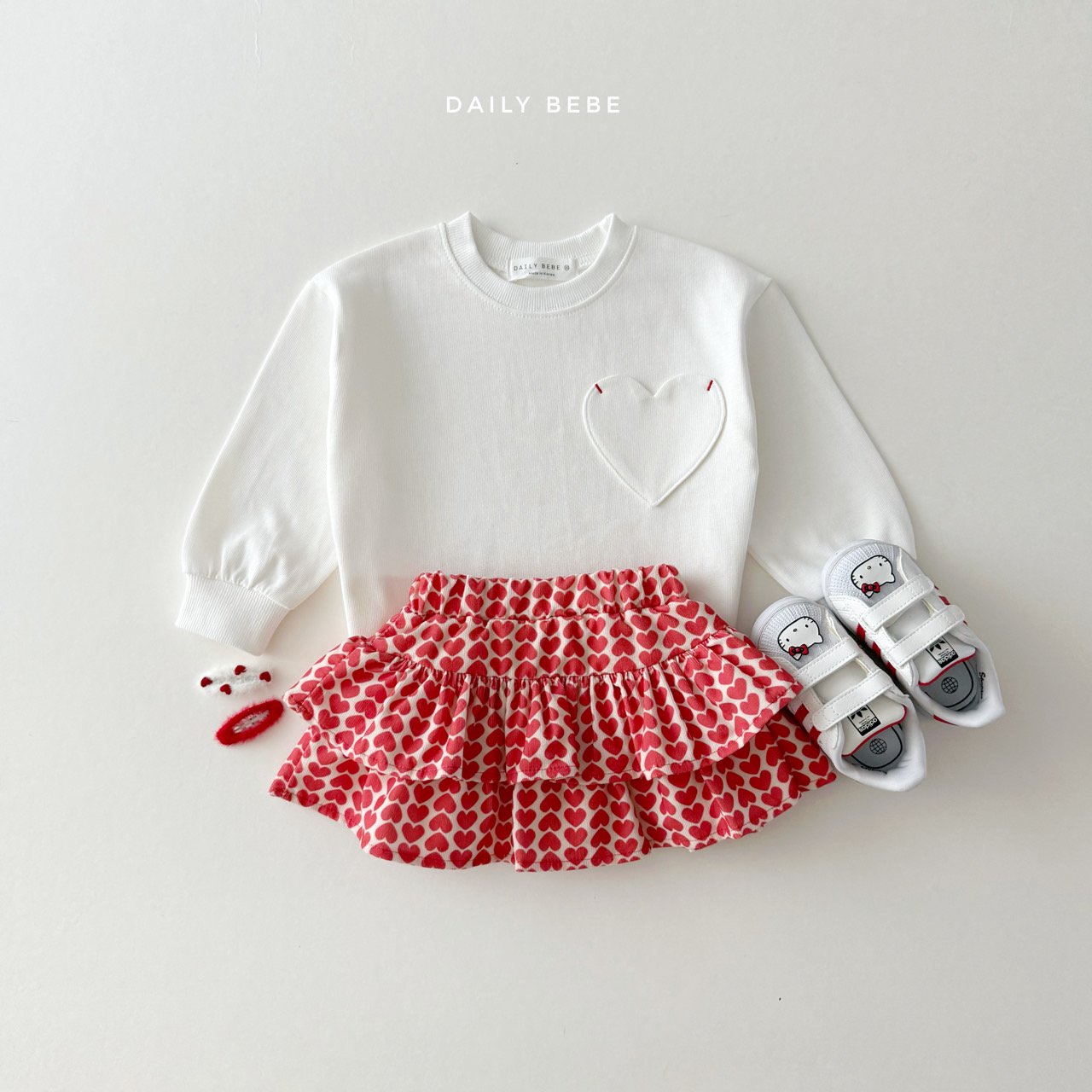 Corduroy Layered Skirt