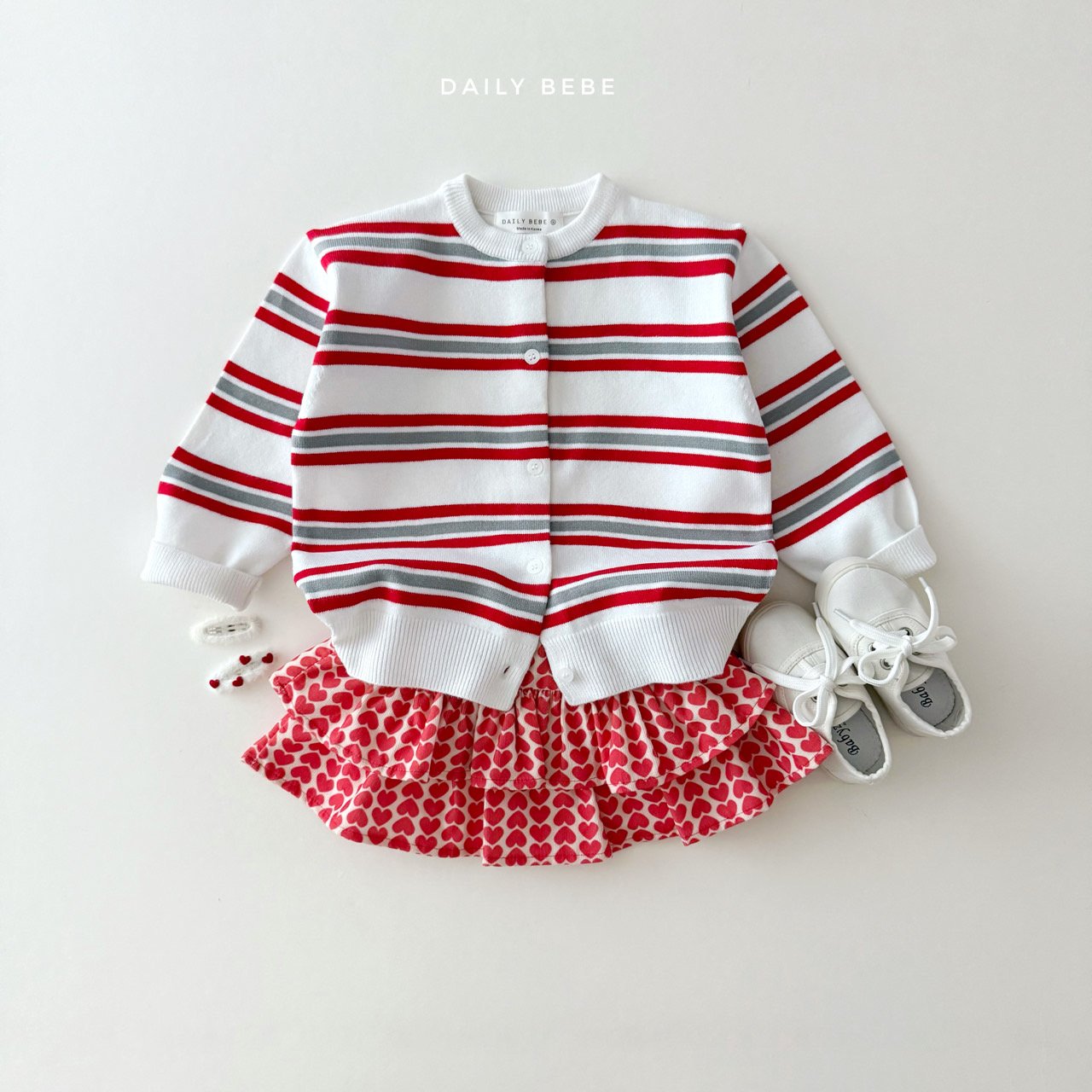Corduroy Layered Skirt