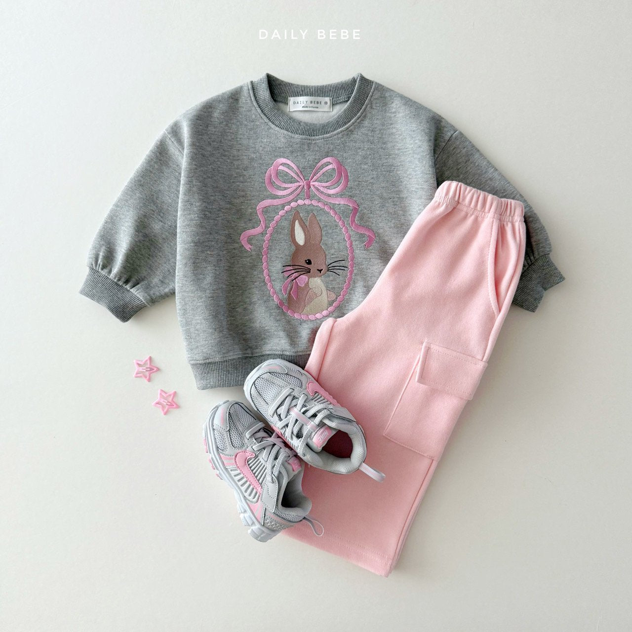 Bunny Embroidered Sweatshirt
