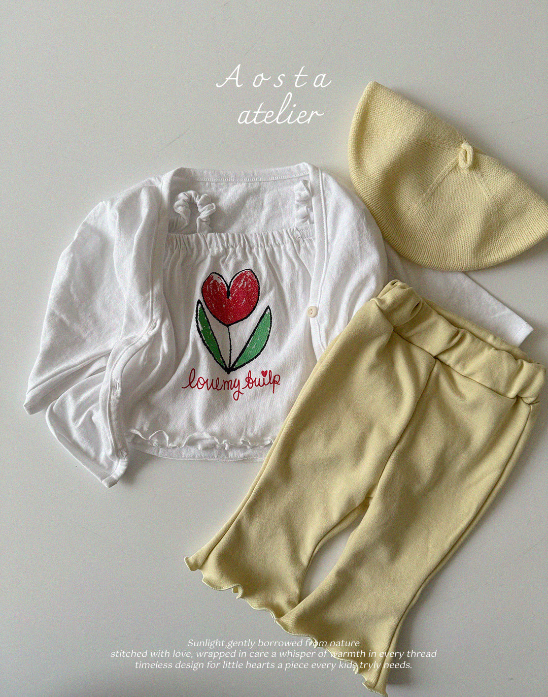 Linen Tulip Top
