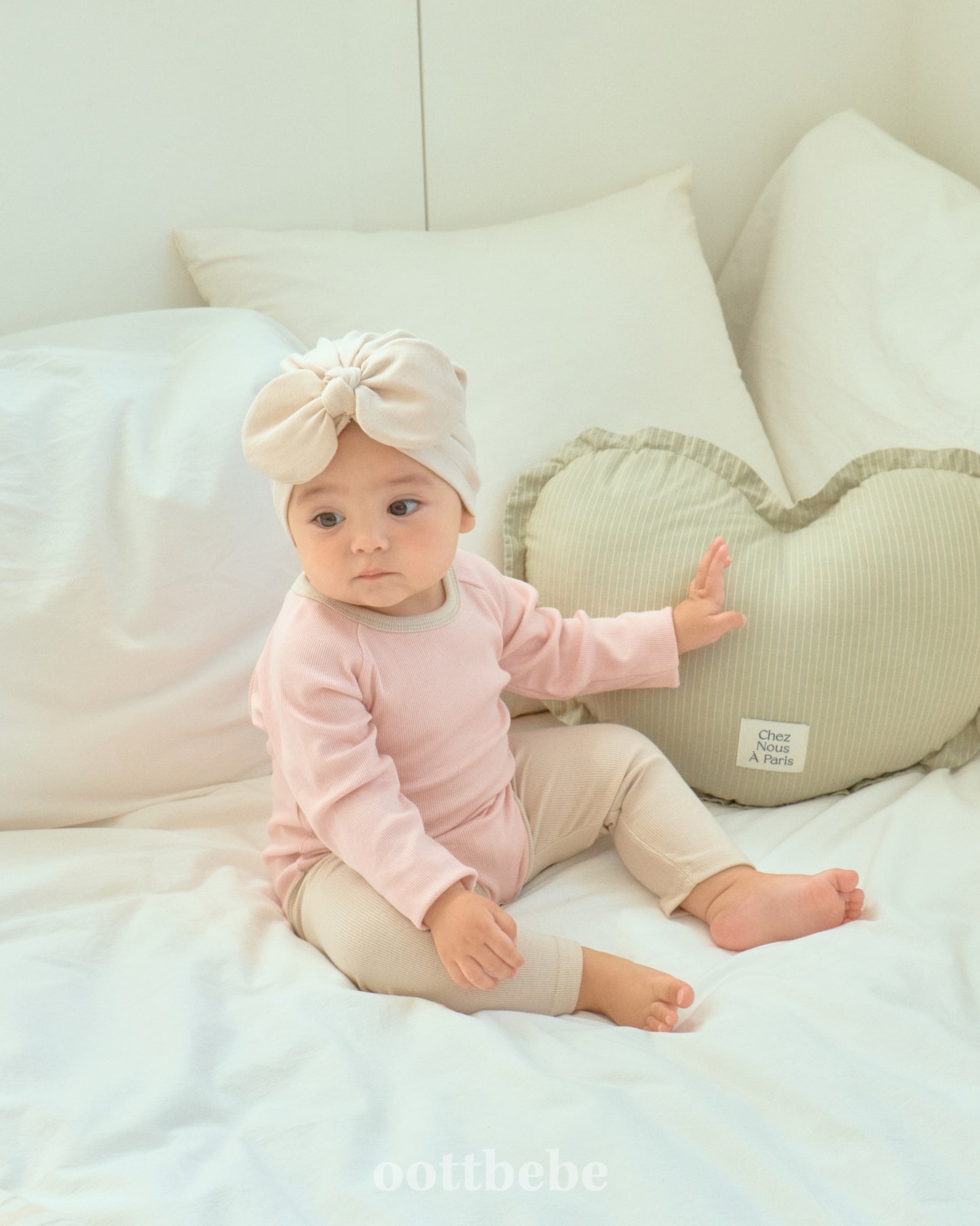 Pudding Modal Ribbed Bodysuit Set (with Leggings)