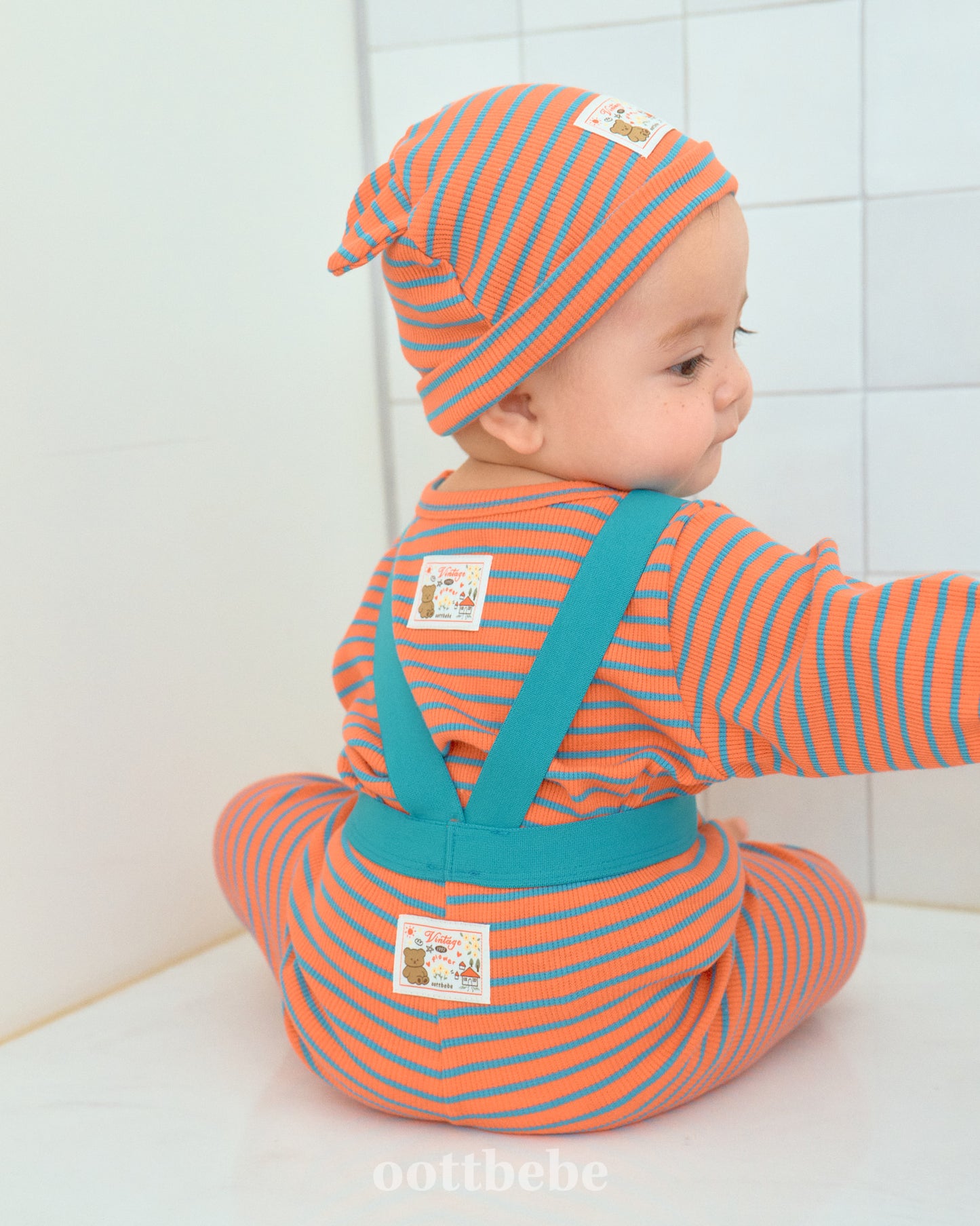 Baby Macaron Bear Beanie