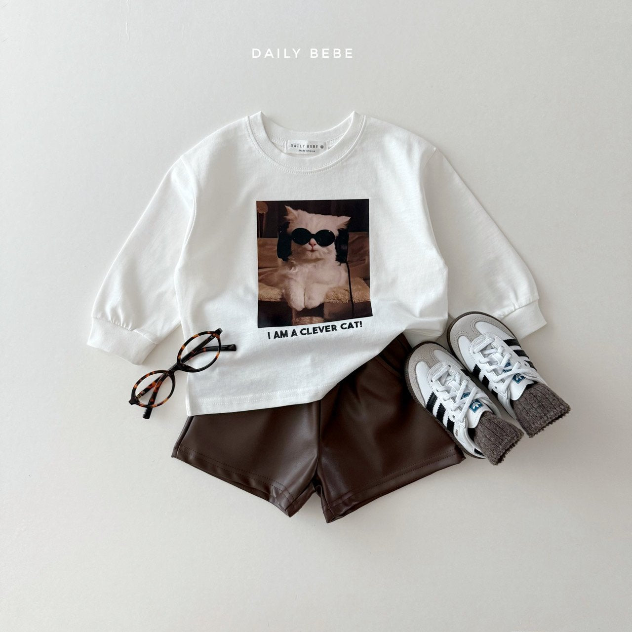 Faux Leather Shorts