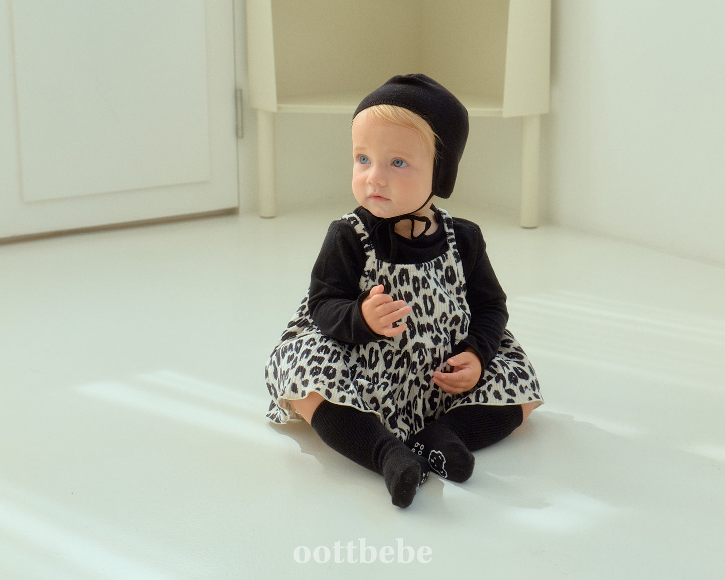 Baby Leopard Pleated Bloomer Set (Sibling Matching Outfit)