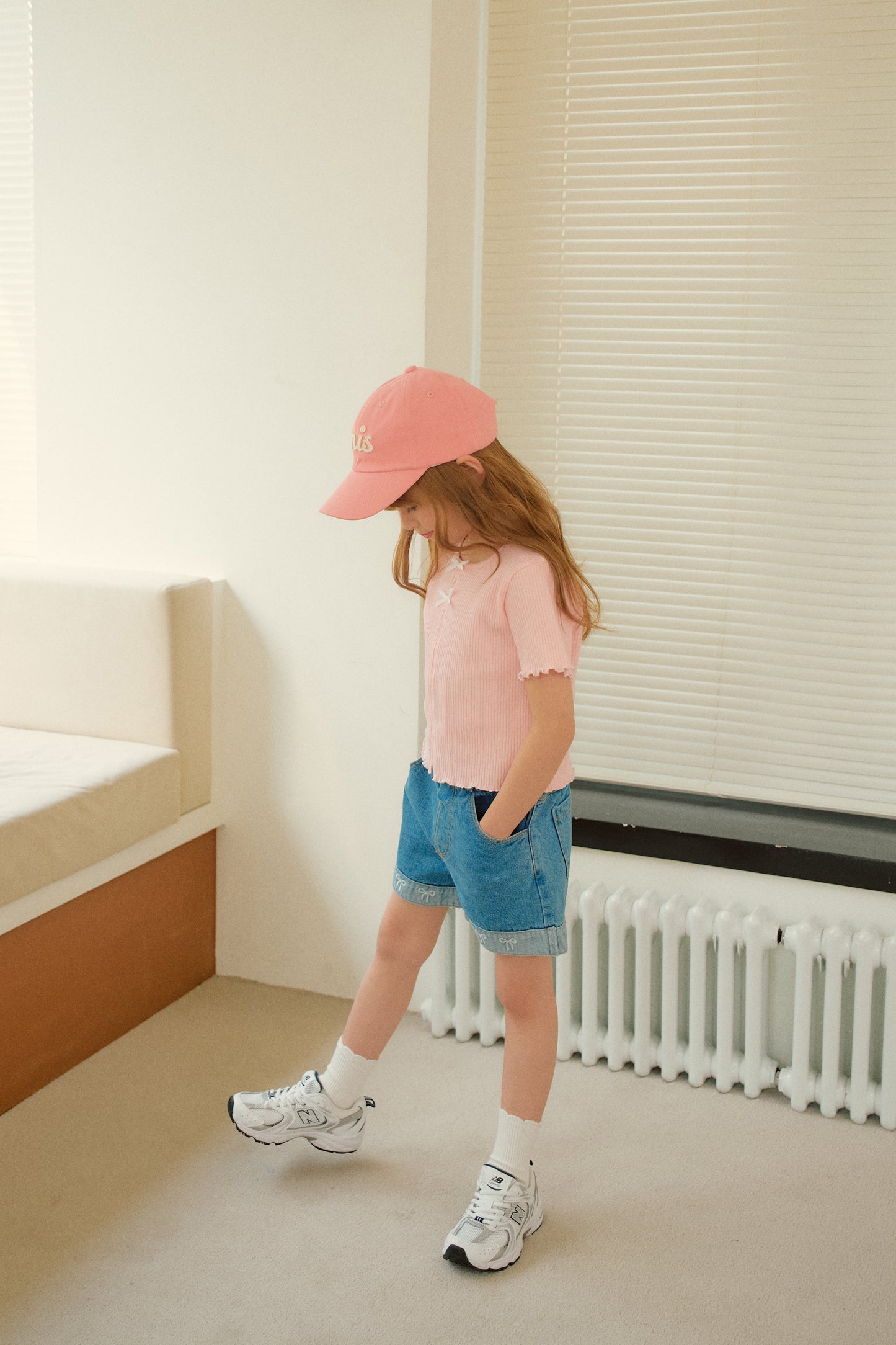 Roll Up Denim Shorts