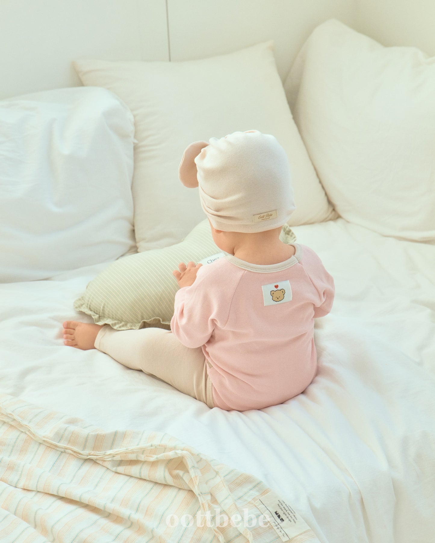 Pudding Modal Ribbed Bodysuit Set (with Leggings)