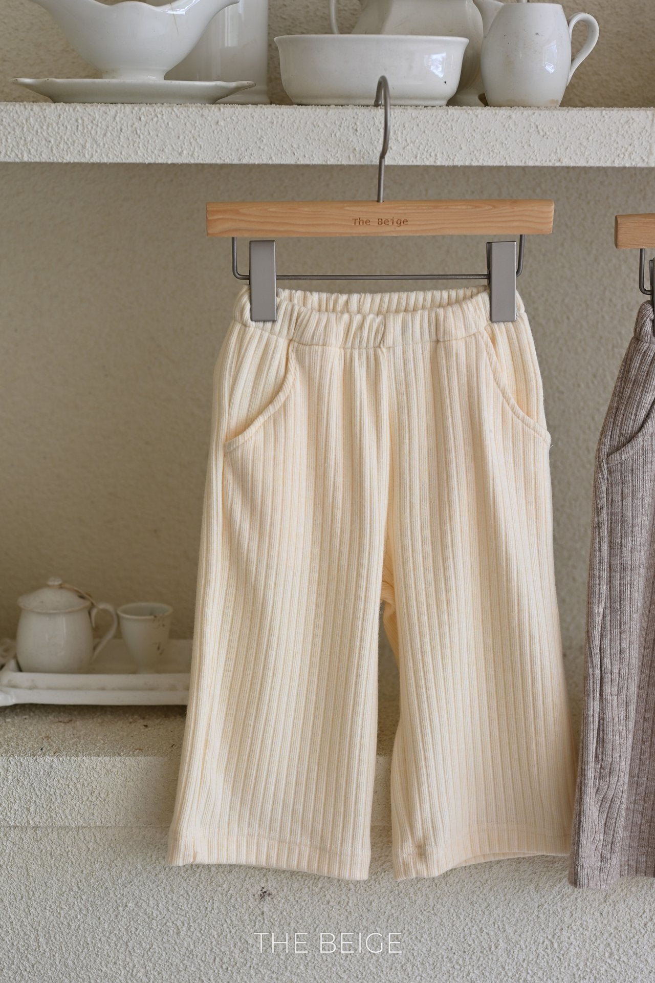 Ribbed Straight Pants