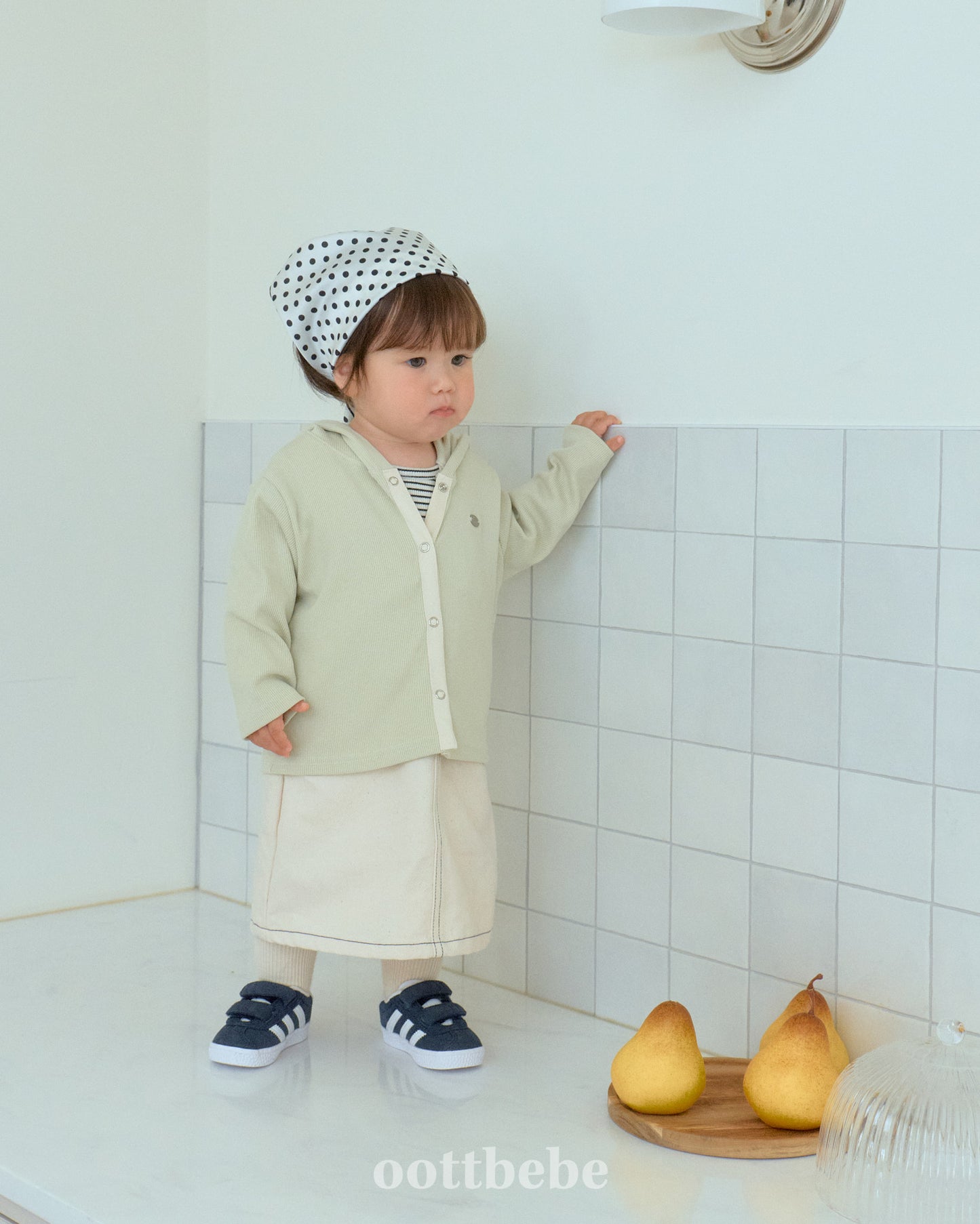 Olive Cardigan 2-Piece Set (Cardigan&Tee)