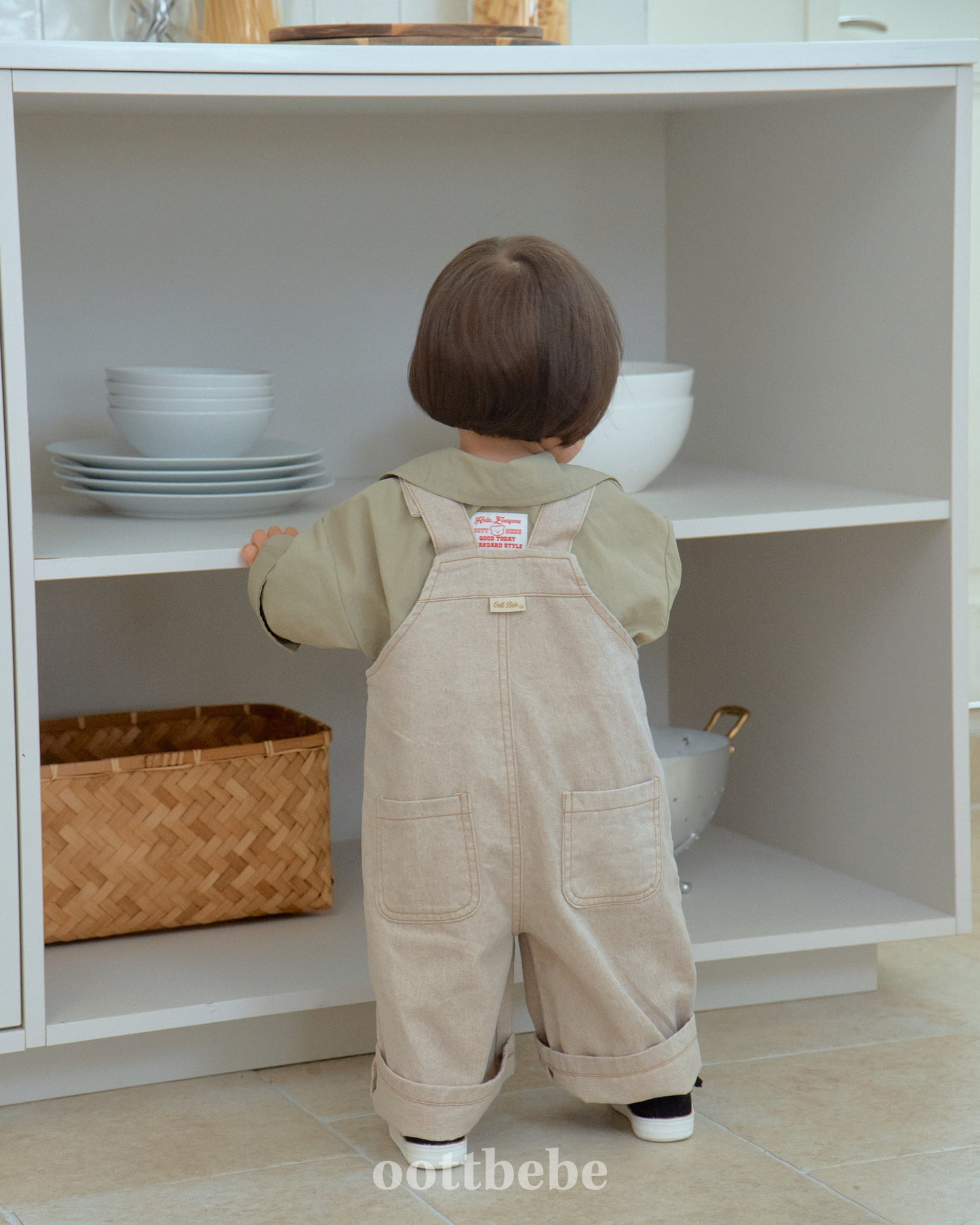Grain Washed Overalls
