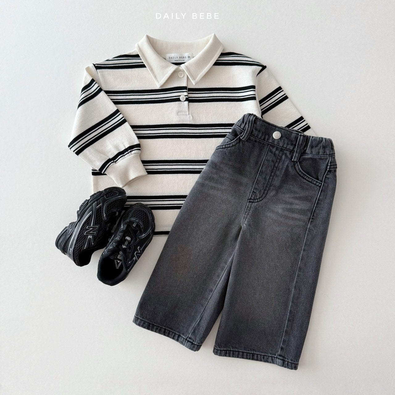 Striped Polo Tee