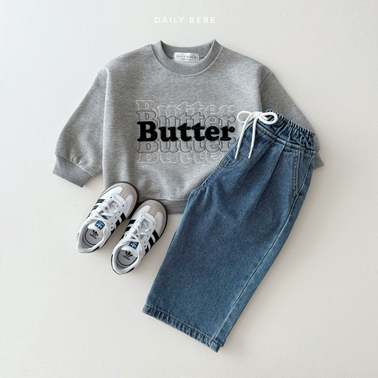 Butter Embroidered Sweatshir