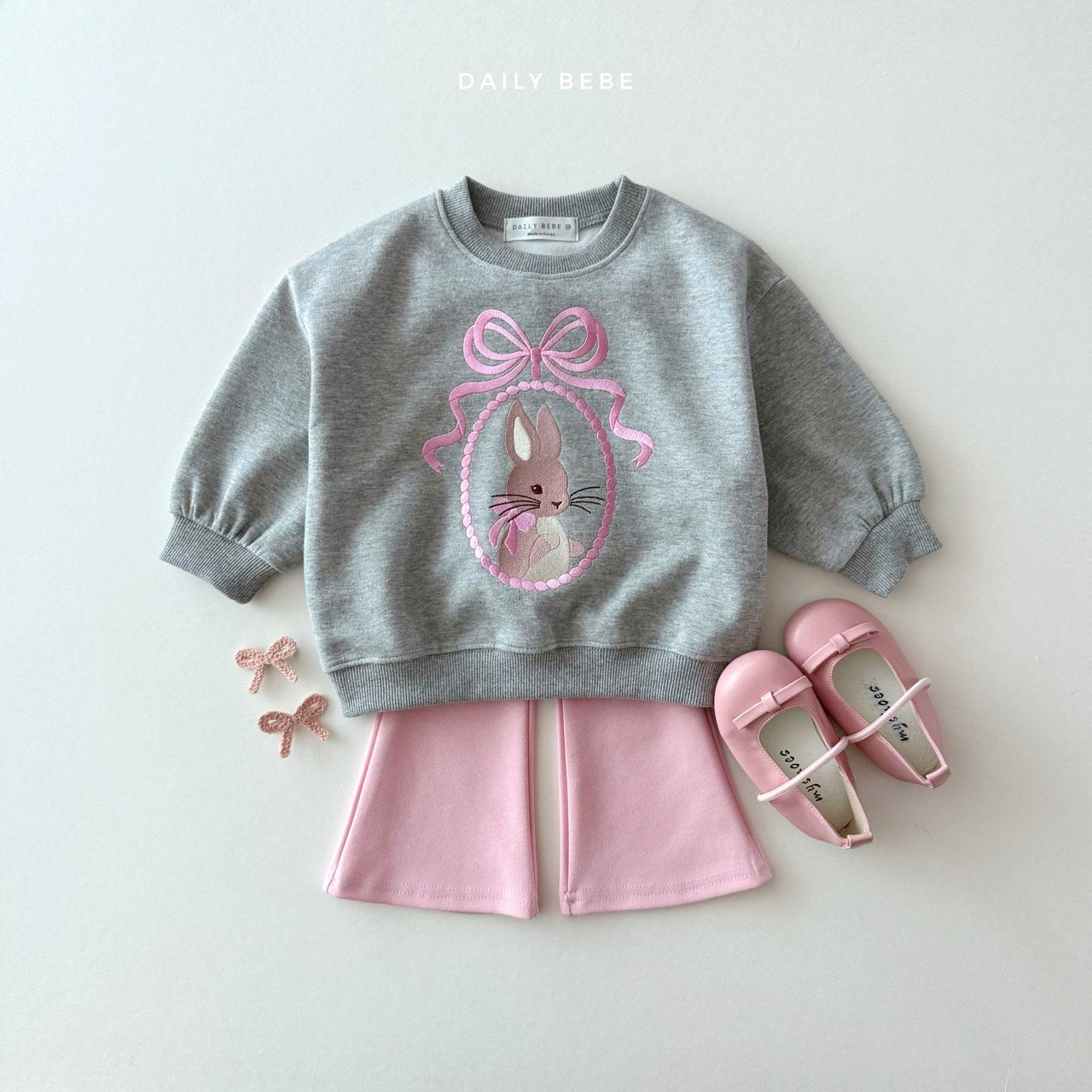 Bunny Embroidered Sweatshirt