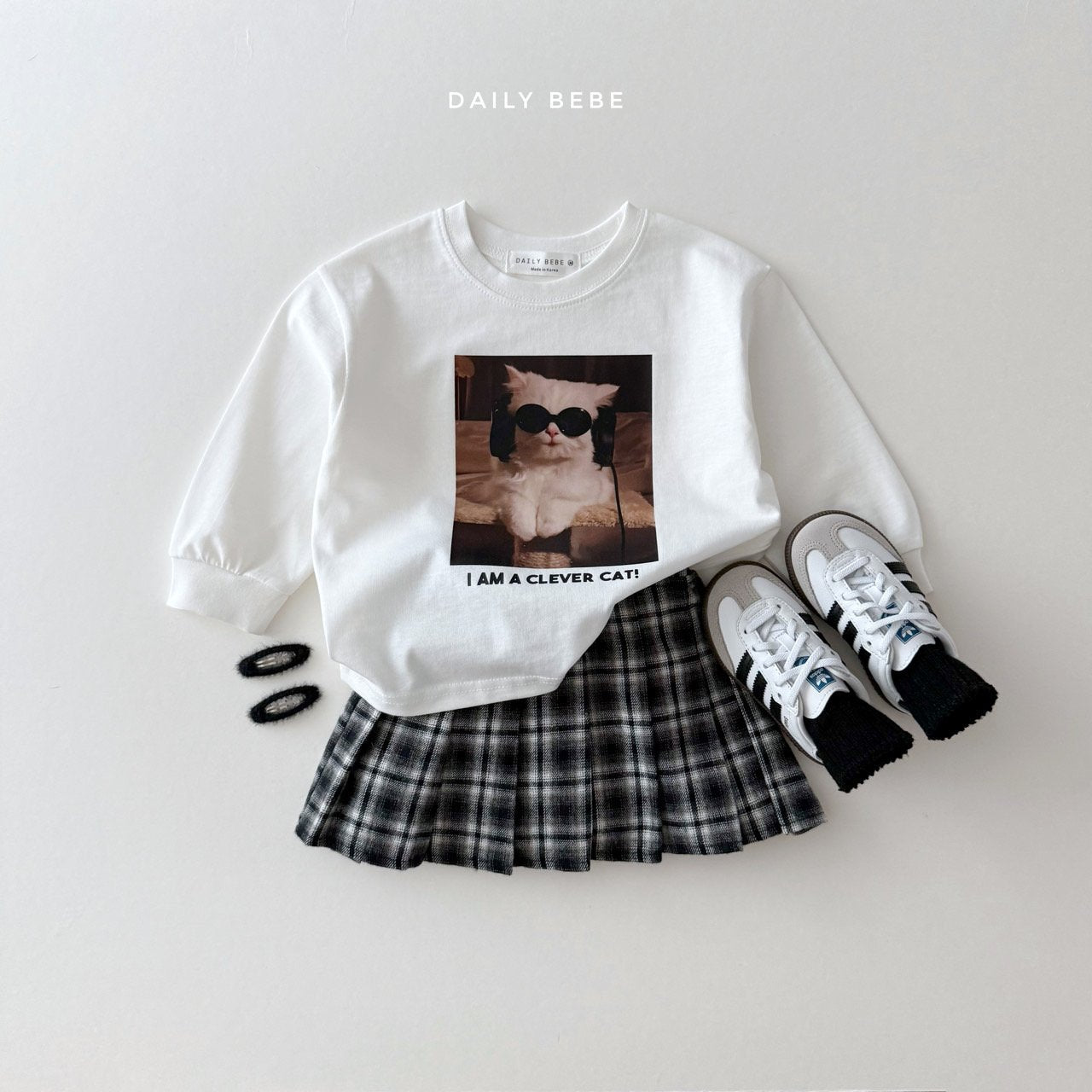 Plaid Pleated School
