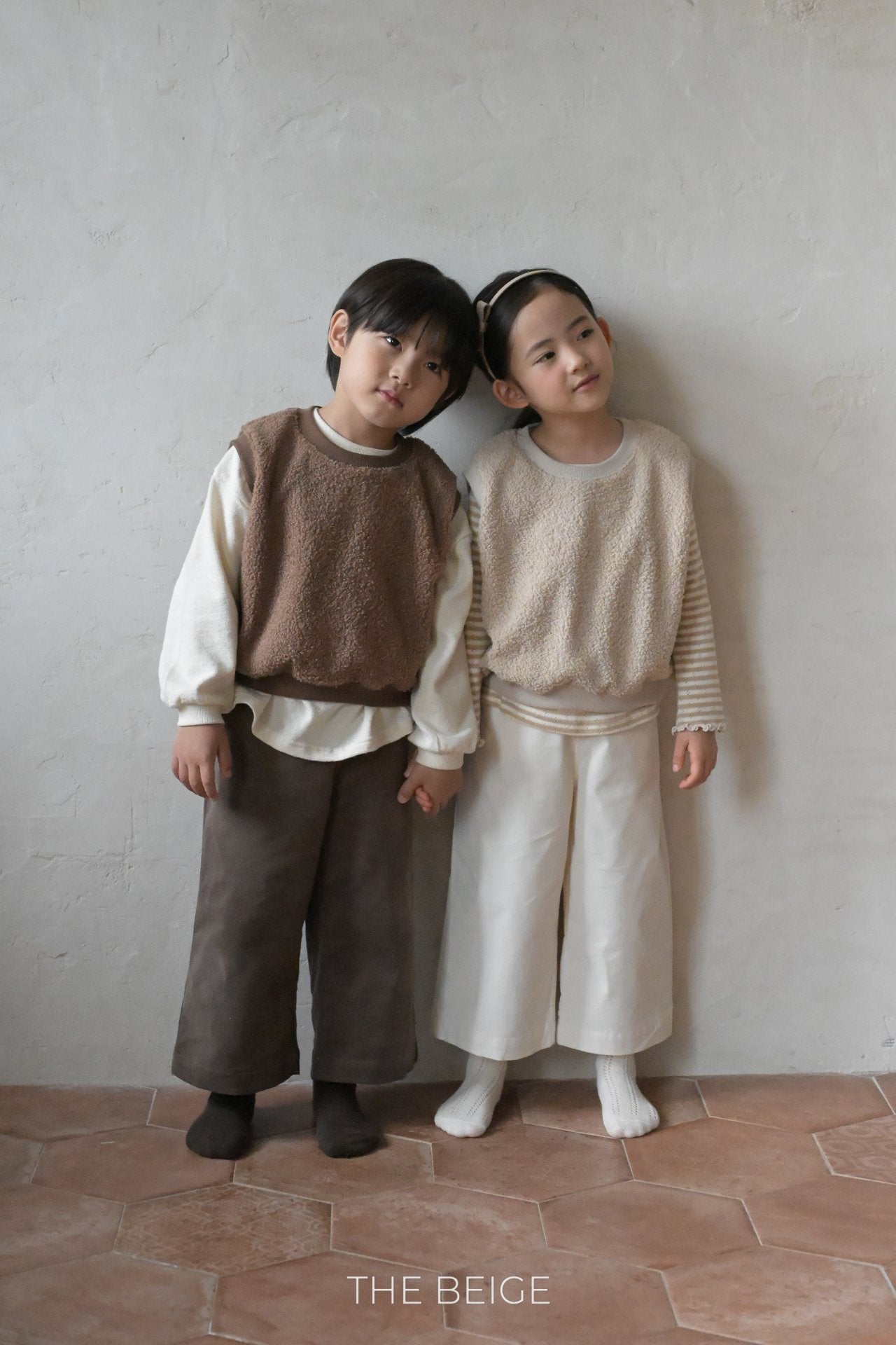 Button Strap Stretch Pants