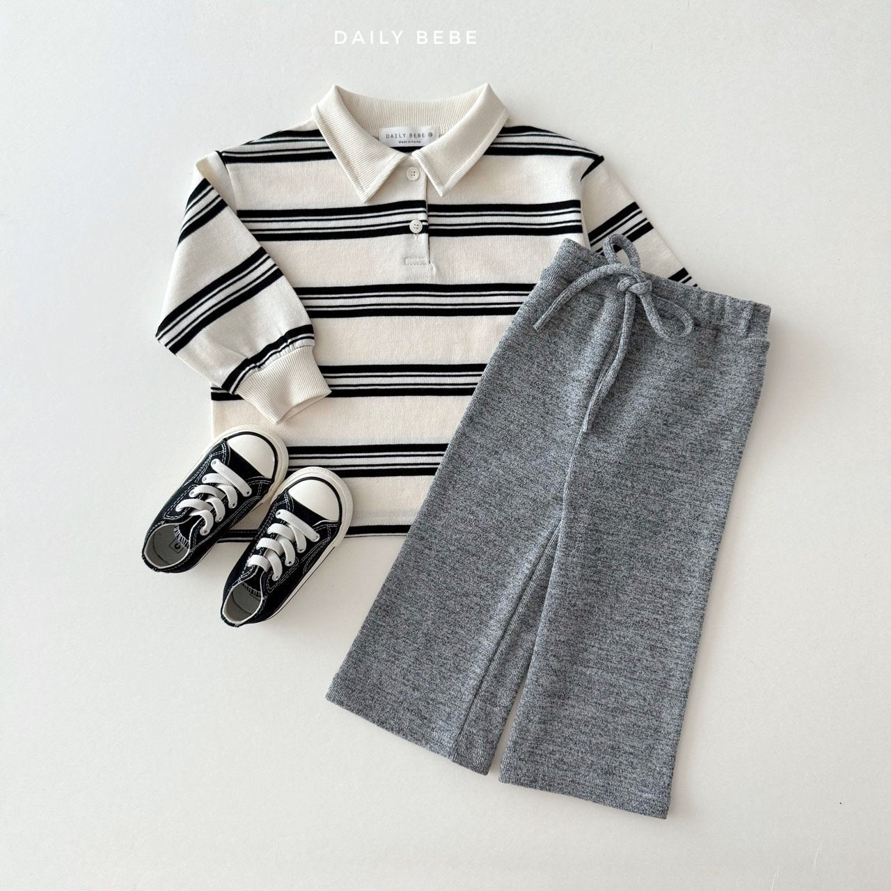 Striped Polo Tee