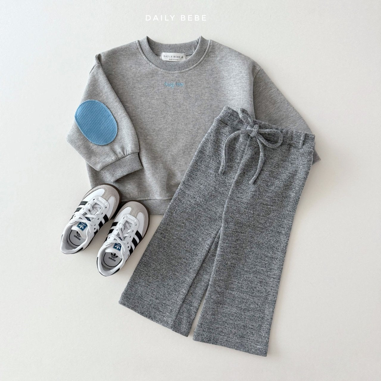 Hug Me Elbow Patch Sweatshirt