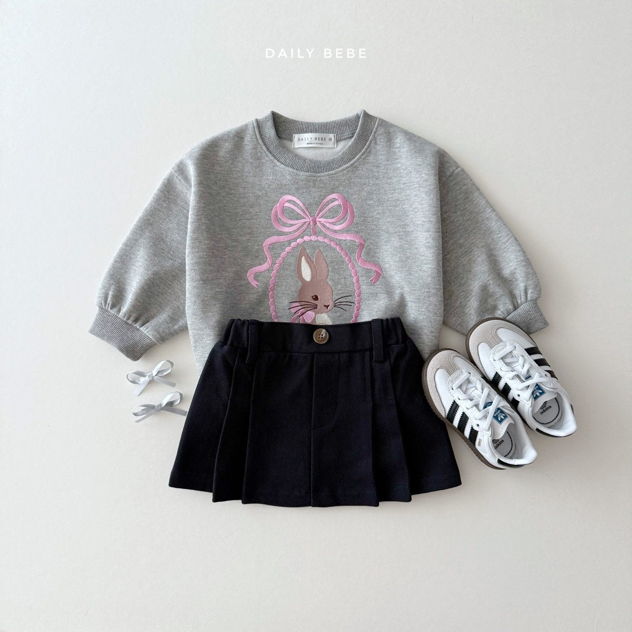Bunny Embroidered Sweatshirt