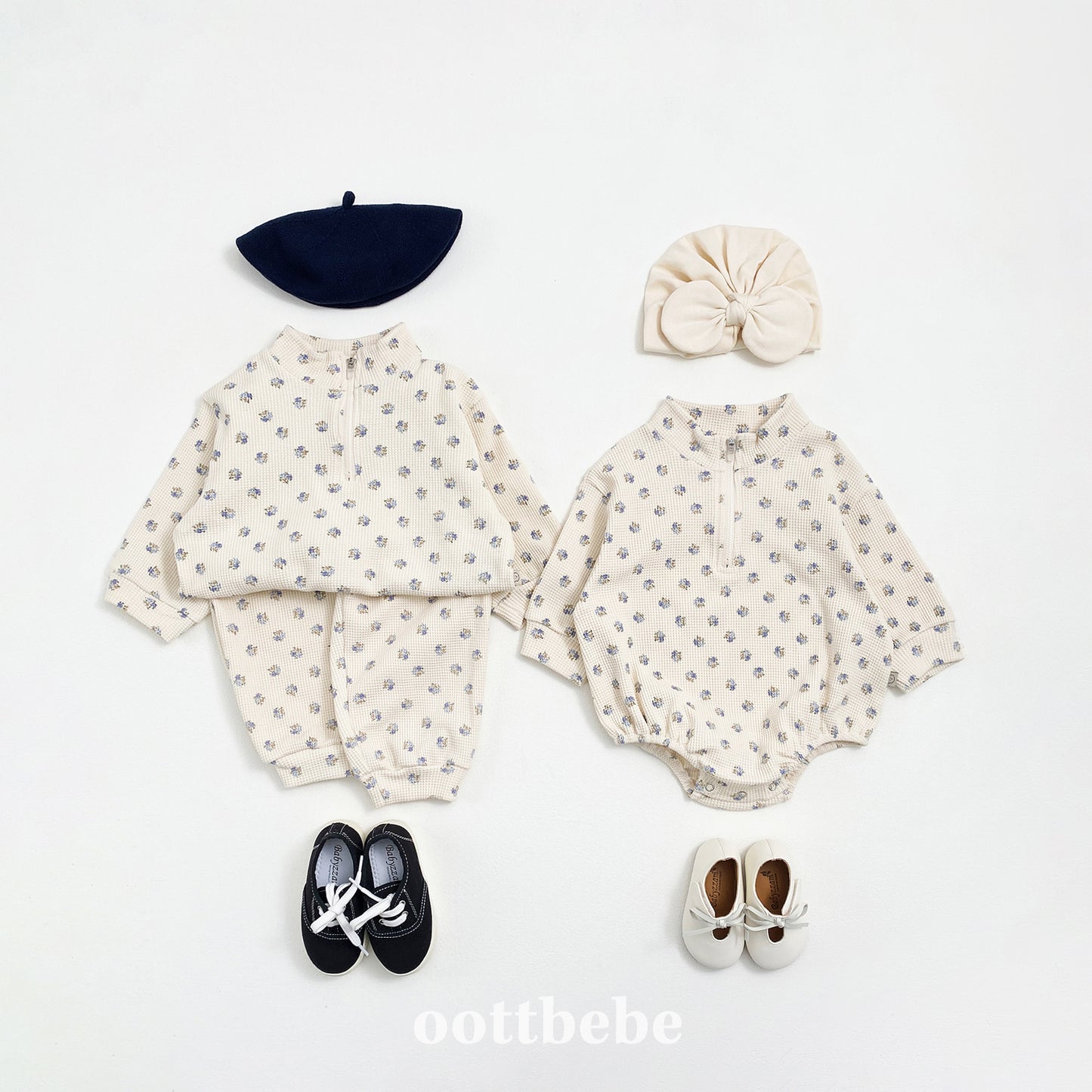 Sweet Waffle Anorak Romper