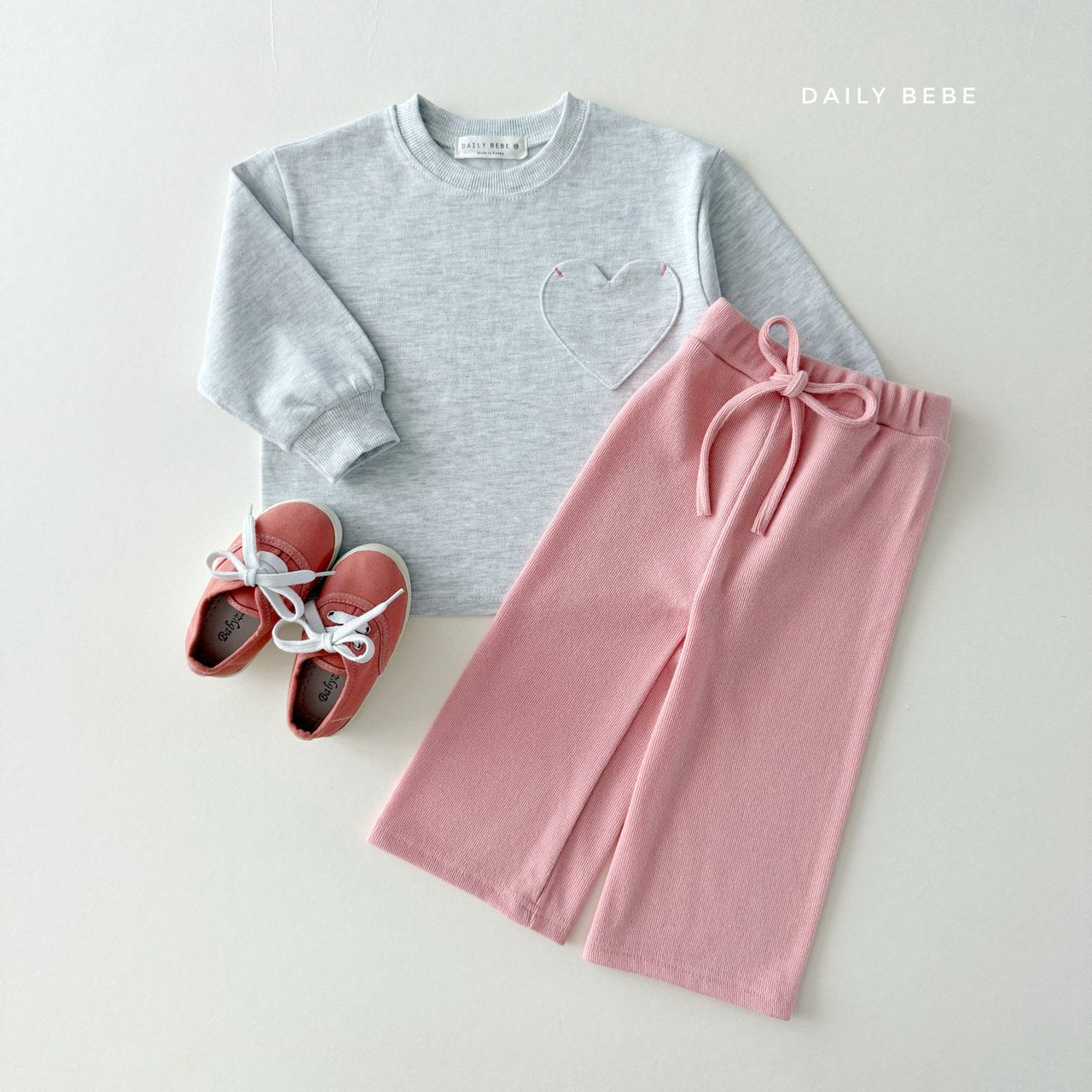 Heart Pocket Long Sleeve Tee