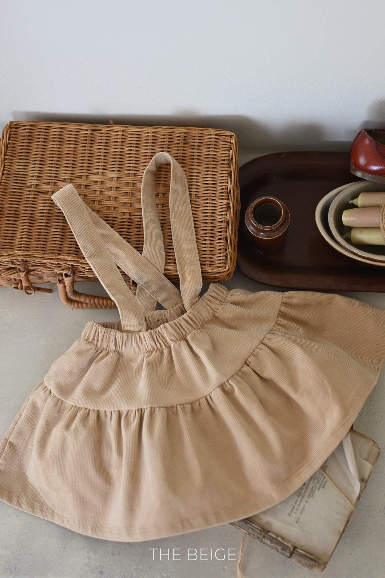 Tiered Suspender Skirt