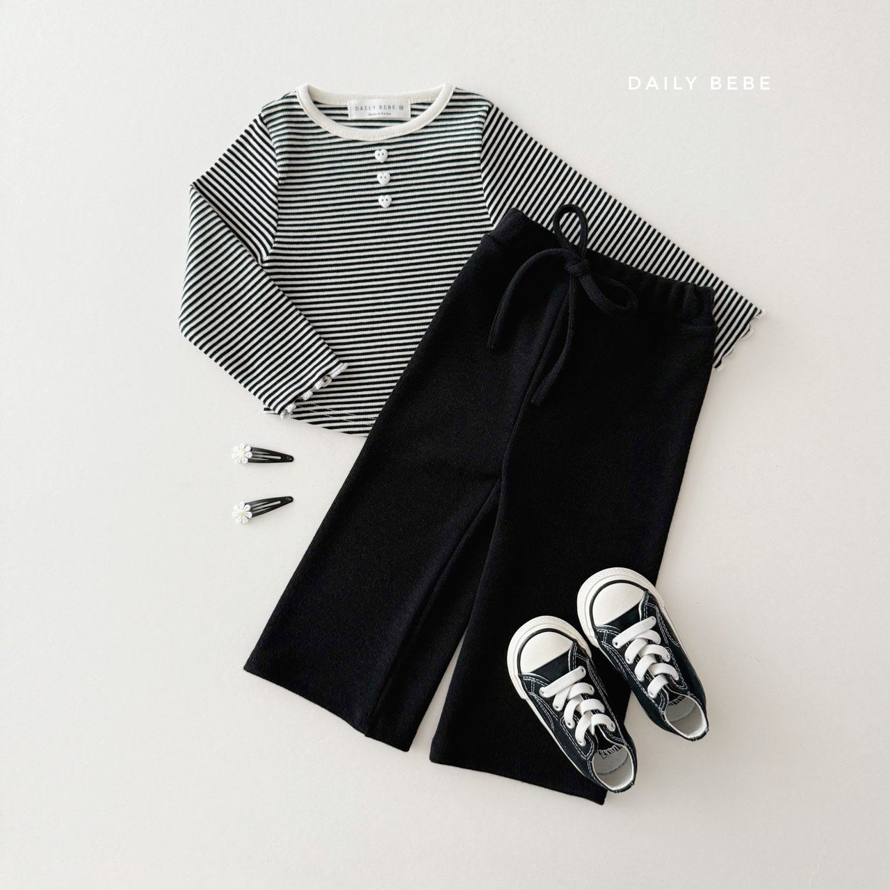 Striped Henley Tee