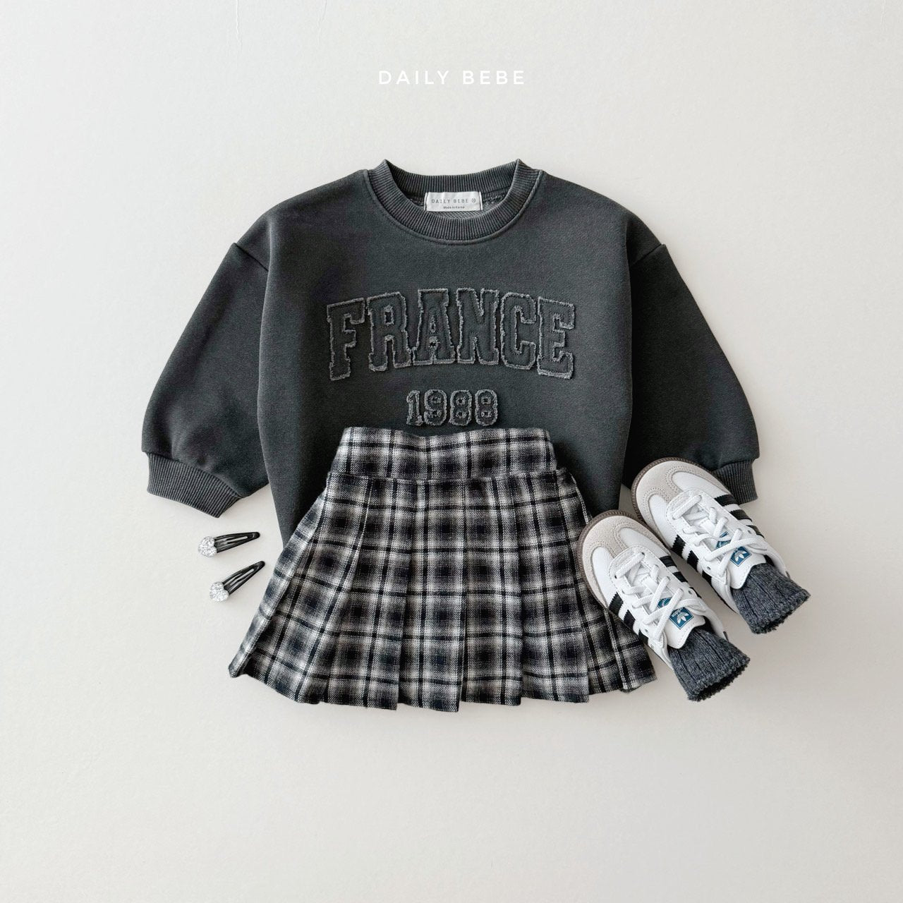 Plaid Pleated School