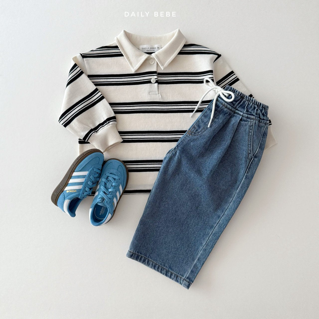 Striped Polo Tee